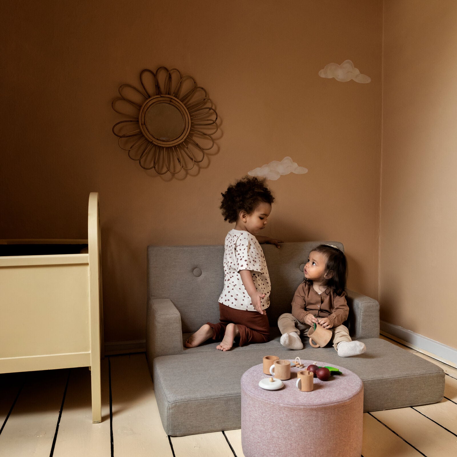 by KlipKlap Kids Sofa Sand