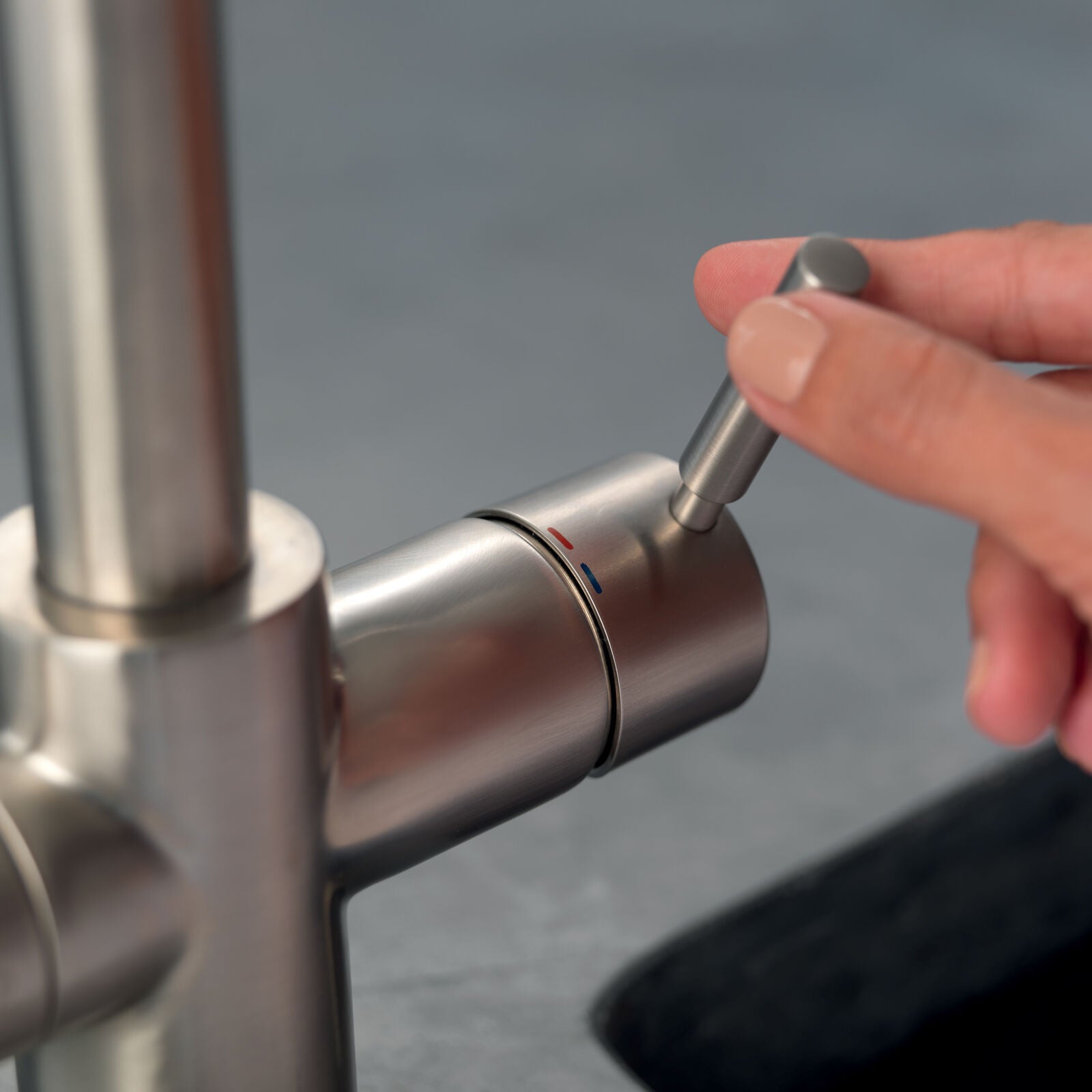 Insinkerator 3N1 Tap - L Shape Tap Brushed steel