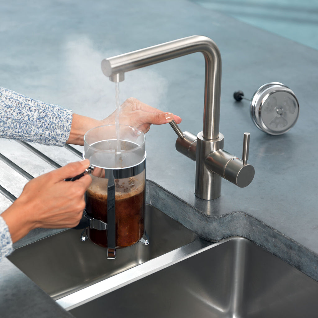 Insinkerator 3N1 Tap - L Shape Tap Brushed steel