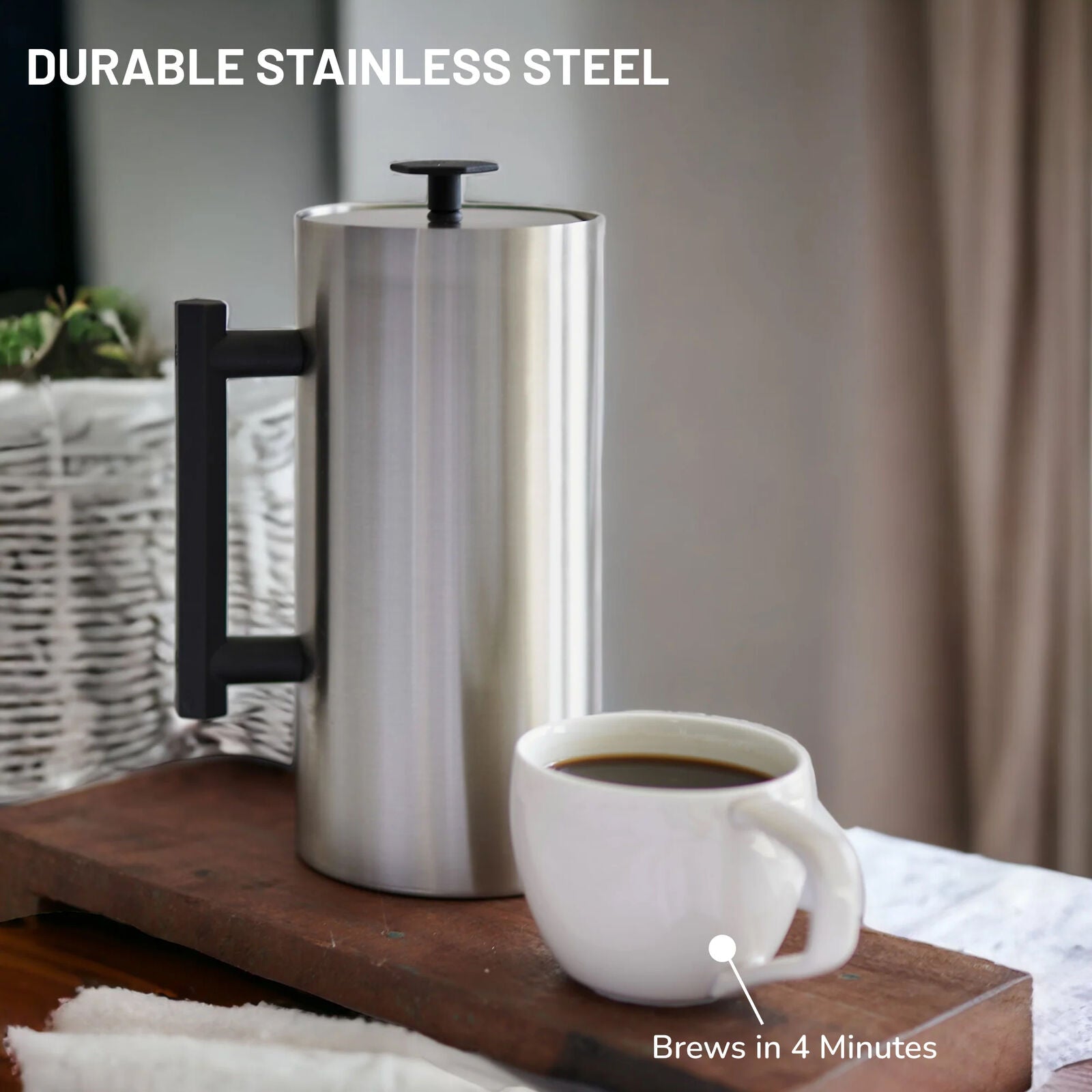 Espro P6 2132C2 French press coffee maker Brushed steel