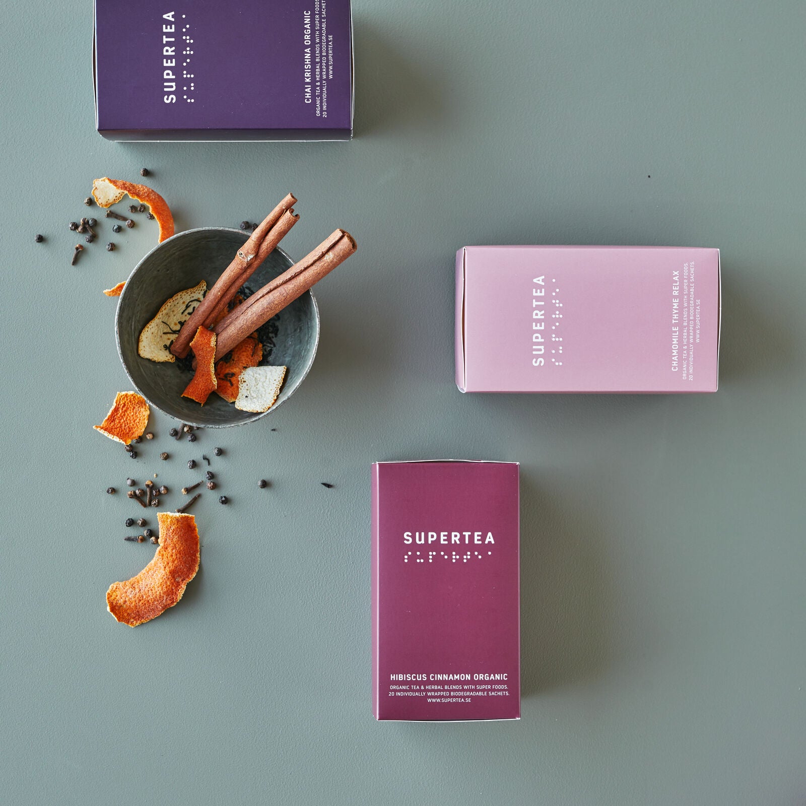 Teministeriet Supertea Hibiscus Cinnamon Organic Tea