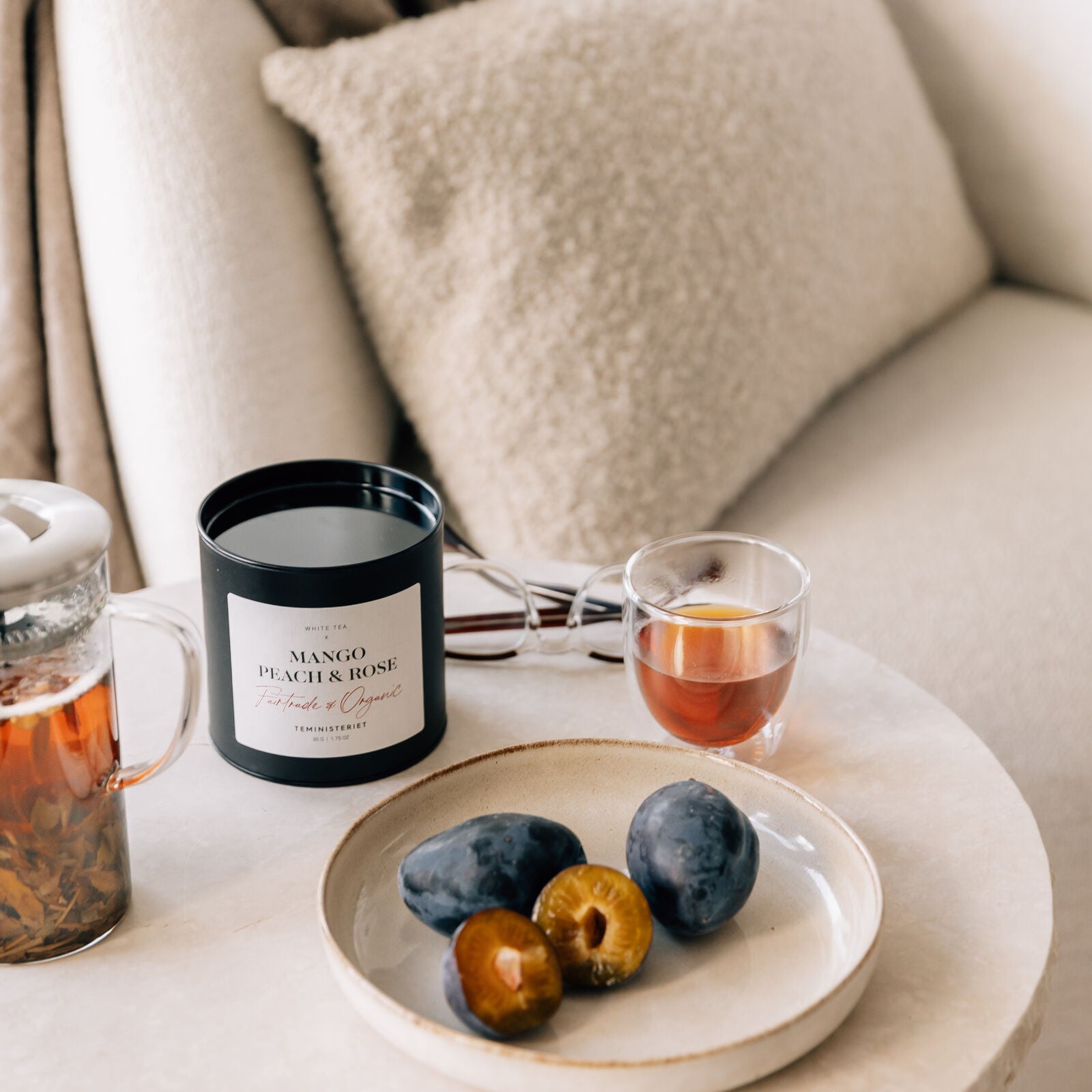 Teministeriet Fairtrade Mango Peach & Rose Organic Tea