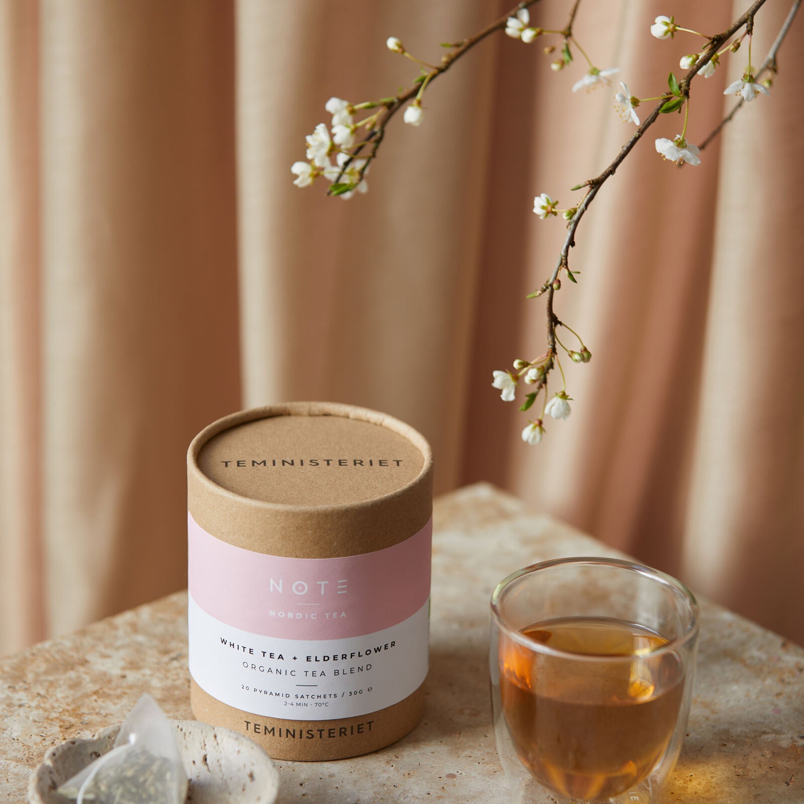 Teministeriet Note White Tea Elderflower Organic vers 2 Tea