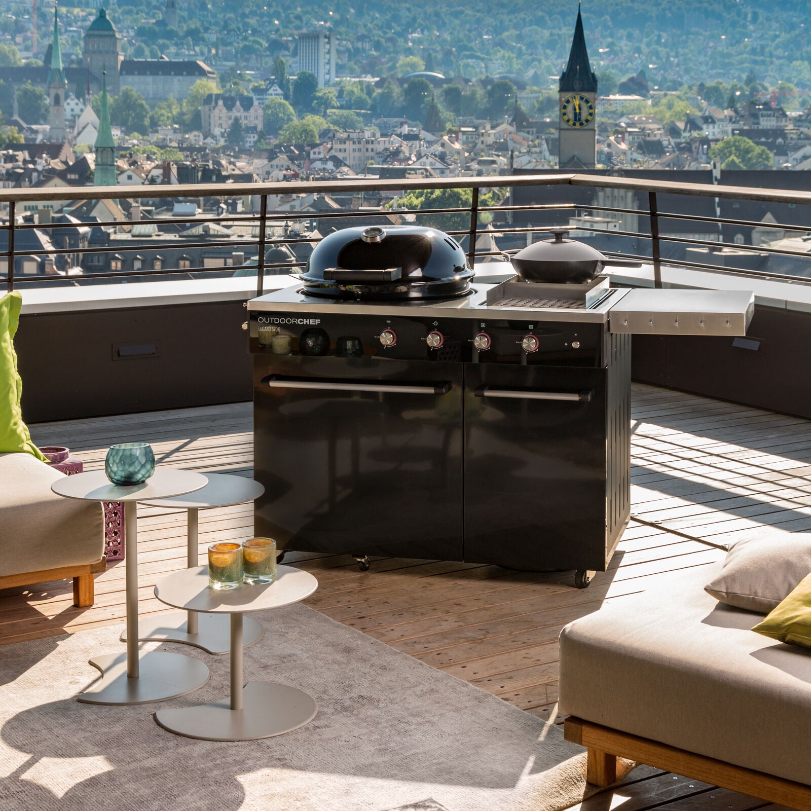 Outdoorchef Lugano 570 G Evo II 30mbar Gas BBQ Black