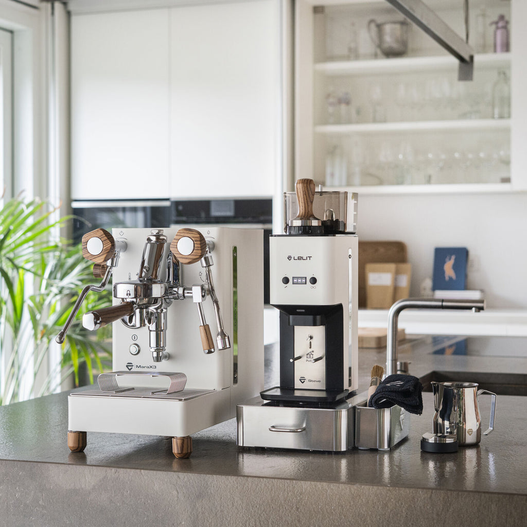 Lelit Steve Flat BURR WHT Type Q Coffee grinder White