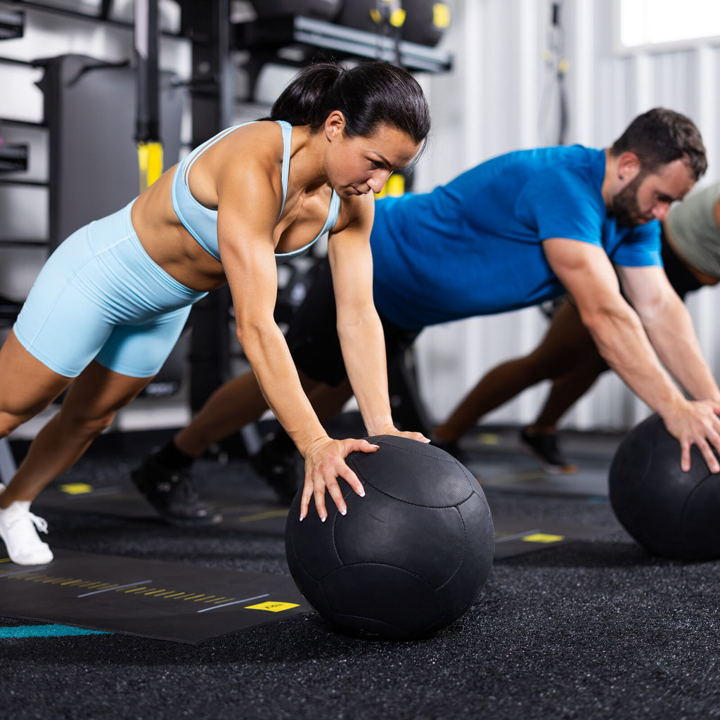 TRX HexGrip, 35 cm, 16 kg Medicine ball Black