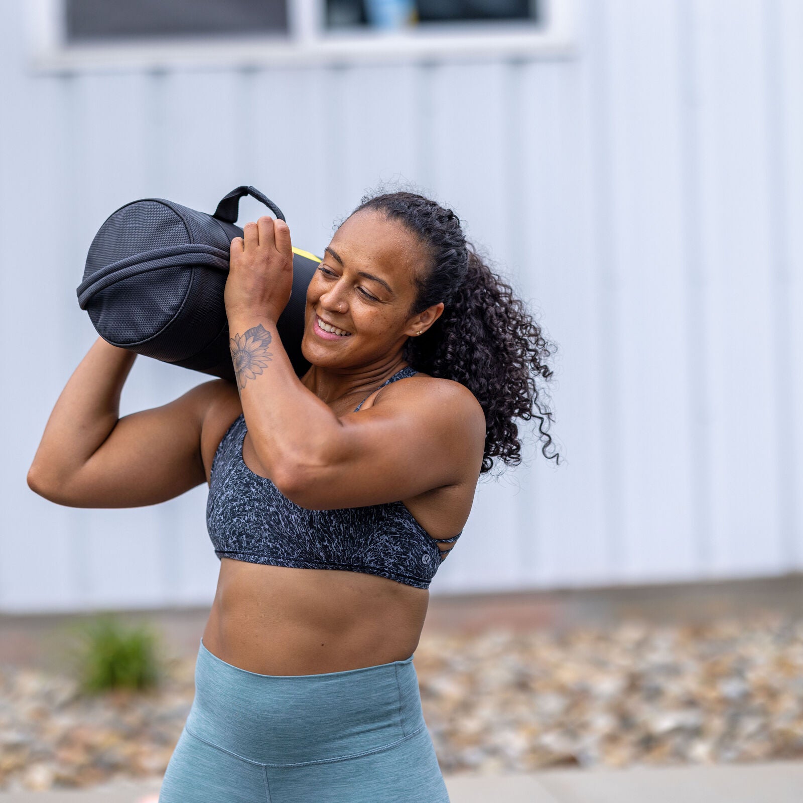 TRX HexGrip 20 kg Sandbag and Powerbag Black