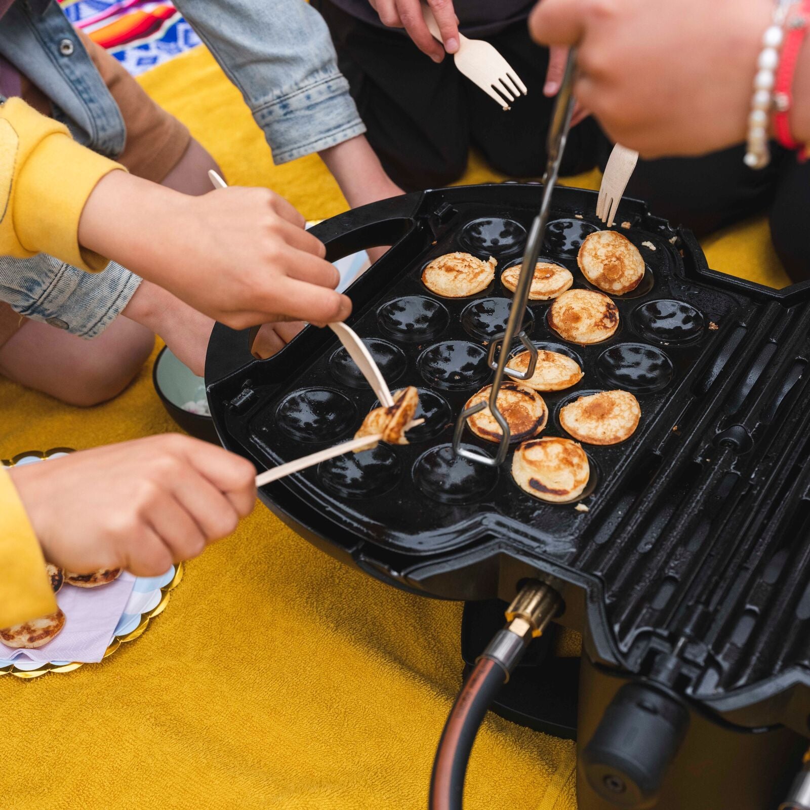 NomadiQ Pancake Grill plate Black