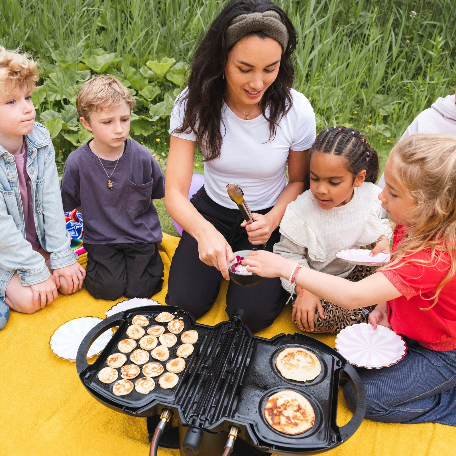 NomadiQ Pancake Grill plate Black