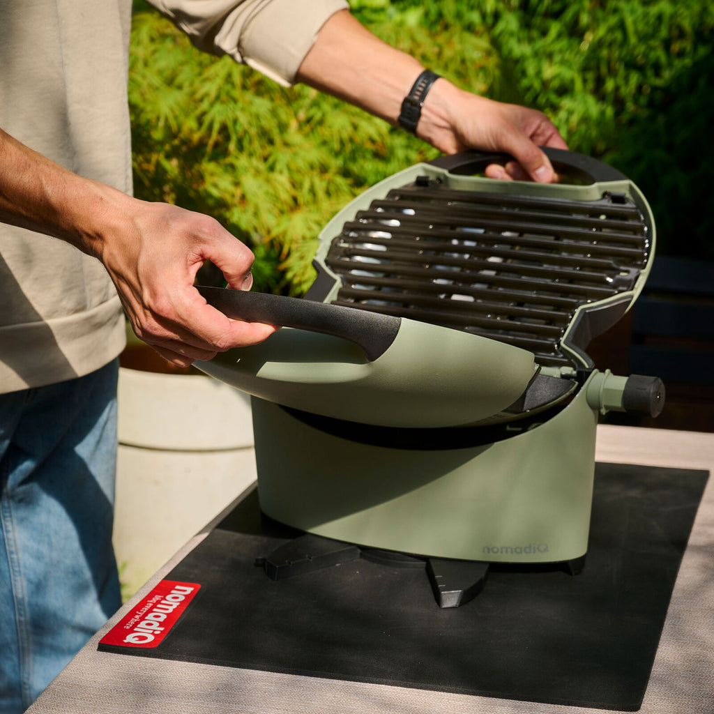 NomadiQ Transportable E-BBQ Electric BBQ Green
