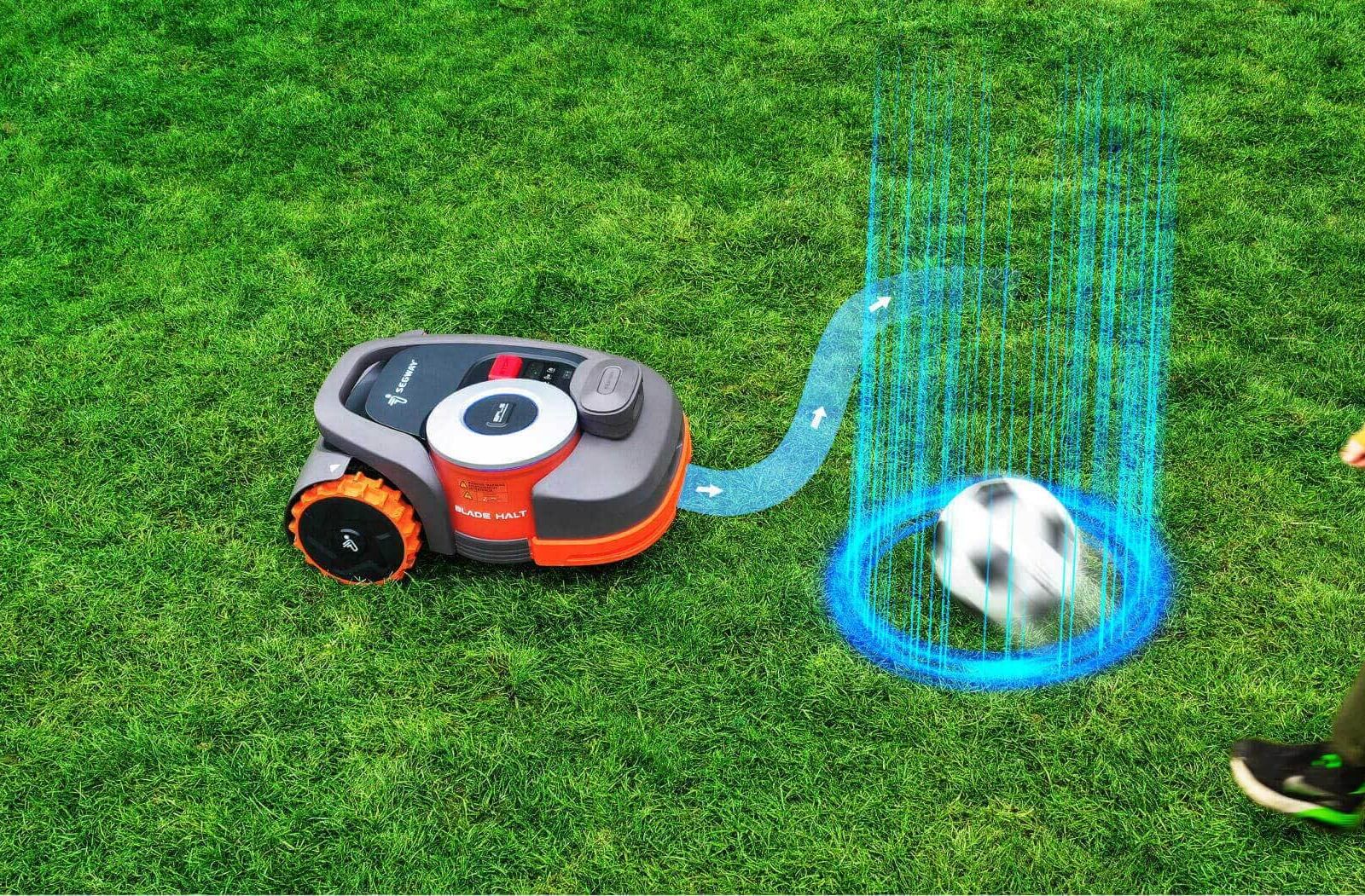 Segway Navimow H3000E Incl Visionfence Robotic lawn mower Grey