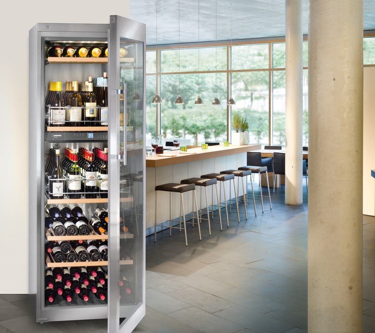 Liebherr Vinidor WTpes 5972-22 001 Freestanding wine Stainless steel