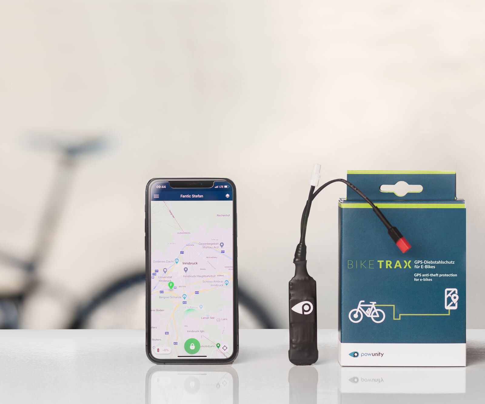 Powunity BikeTrax 4G Bosch Gen4 – SMART  Black