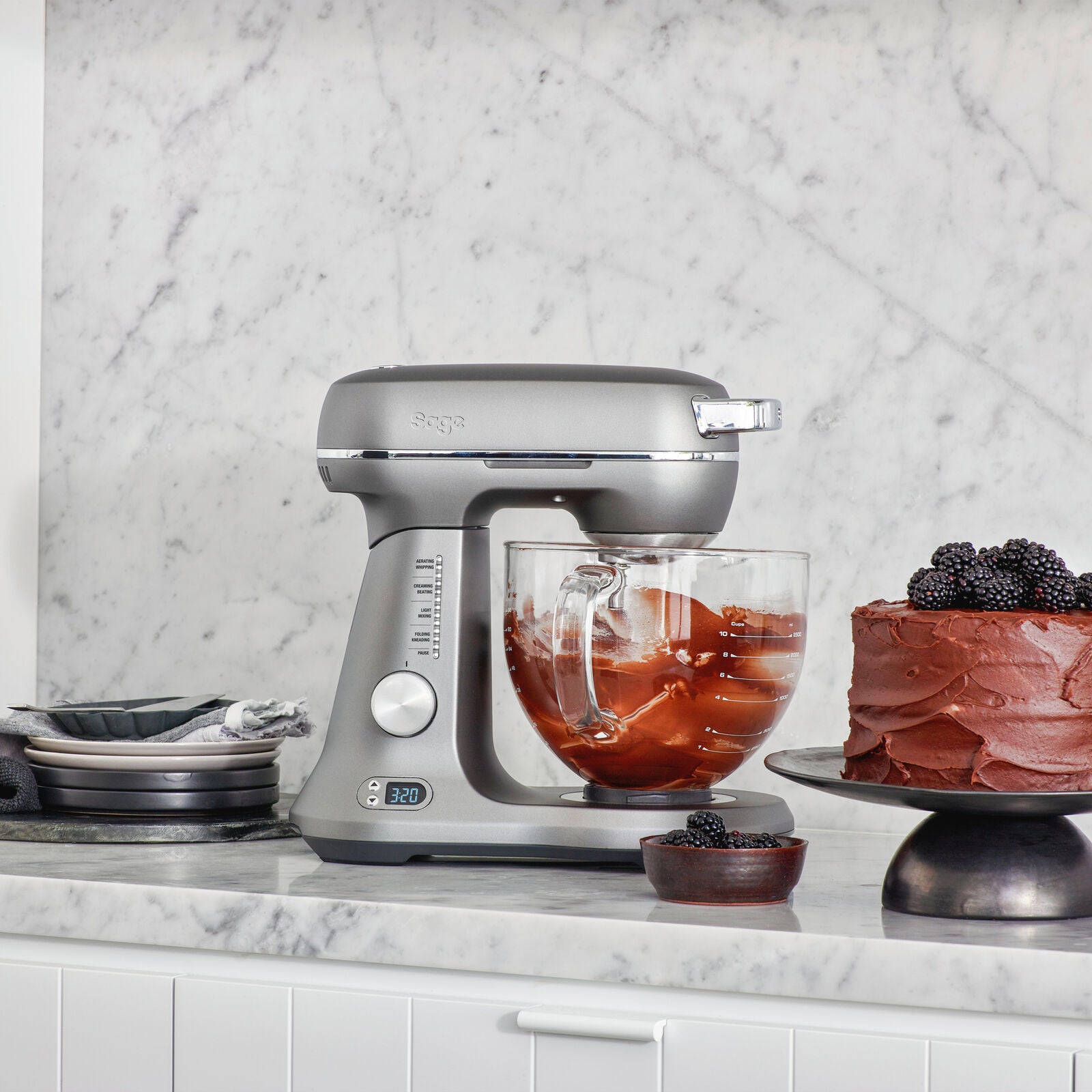 Sage SEM825BAL Kitchen Machine Stand mixer Brushed steel