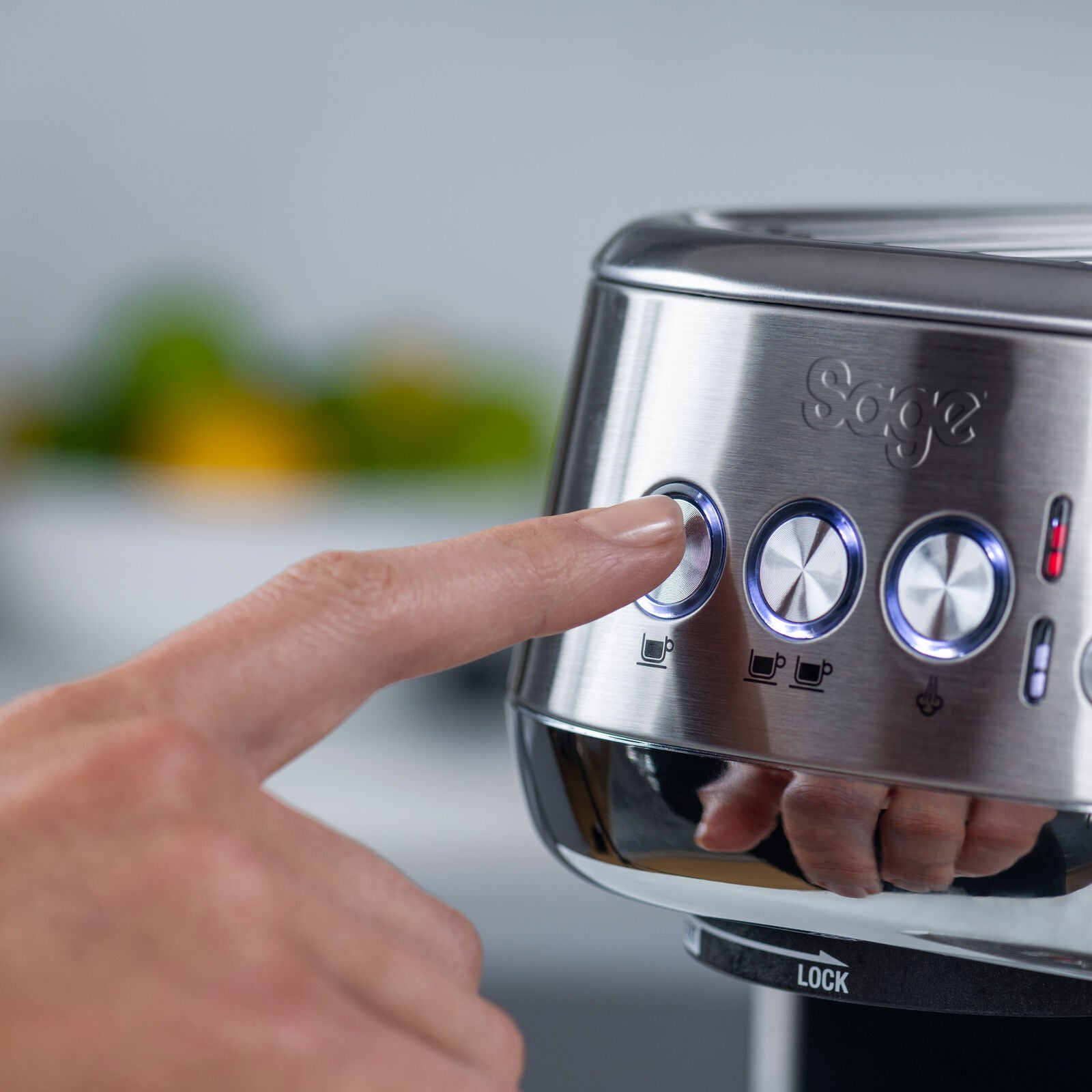 Sage SES500BSS Espresso machine Brushed steel