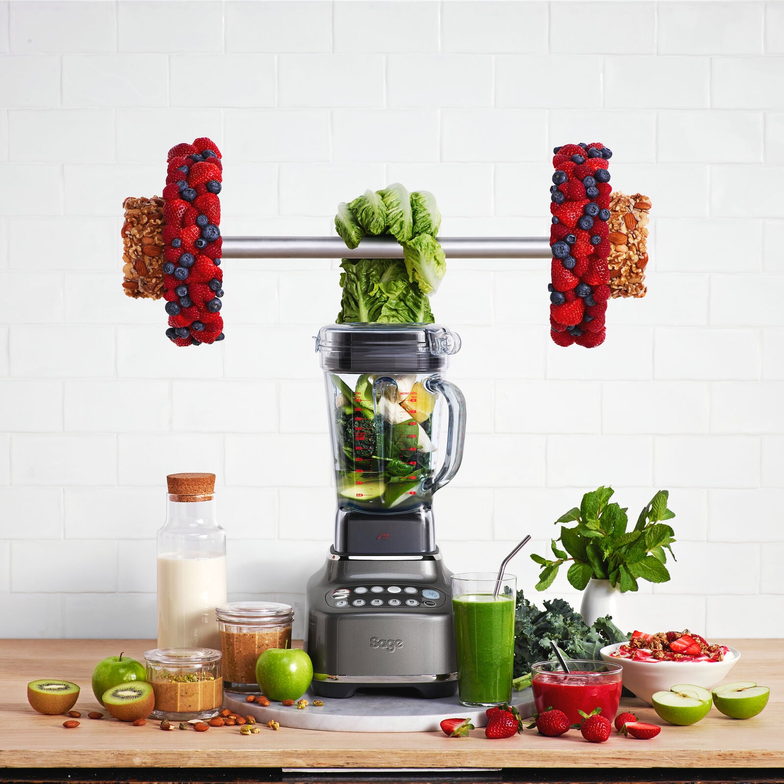 Sage SBL820SHY Blender Smoked Hickory