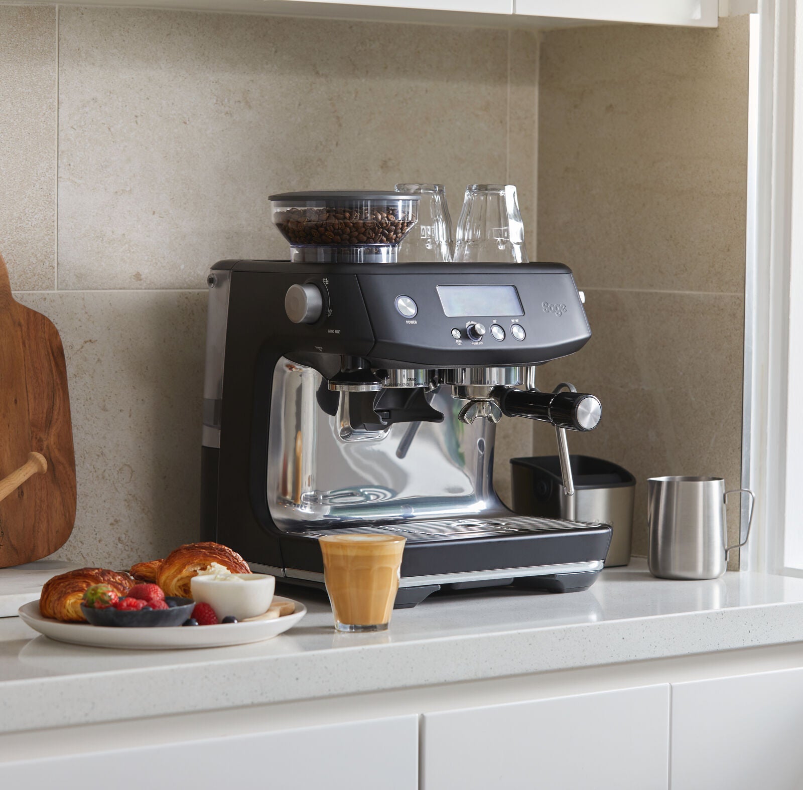 Sage SES878BTR Espresso machine Black Truffle