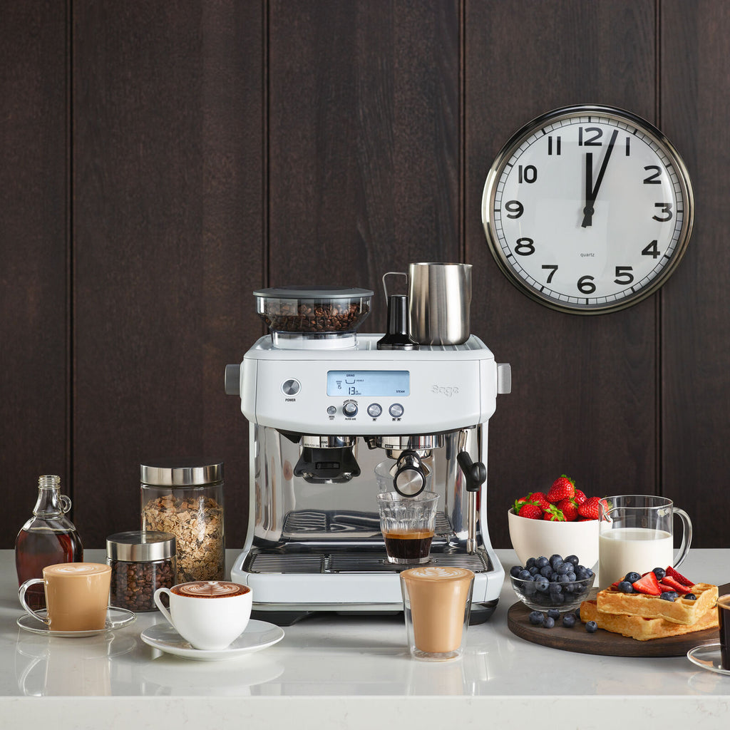 Sage SES878SST Espresso machine Sea Salt White