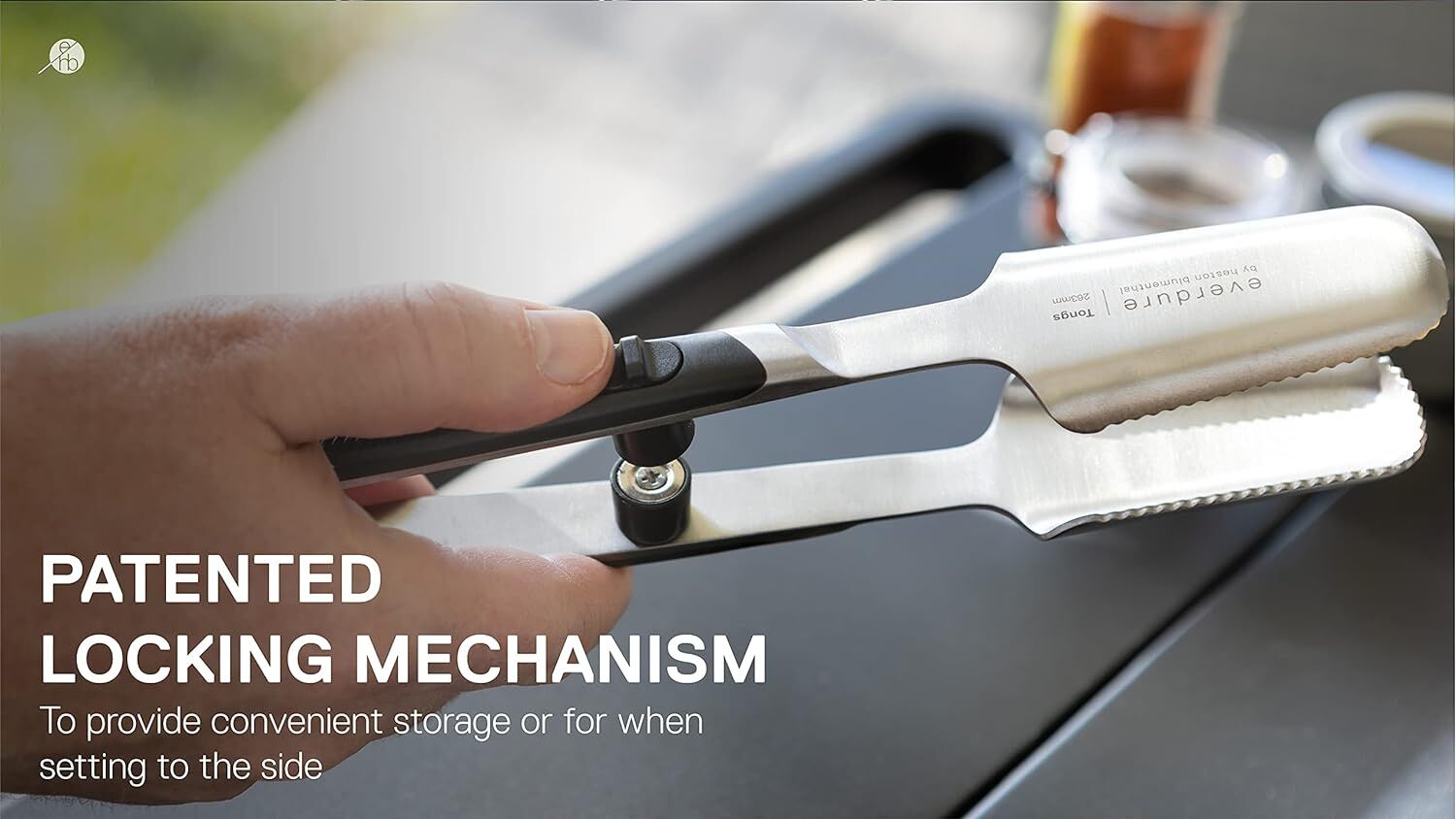 Everdure Premium Tongs Soft Grip M. Stainless Steel