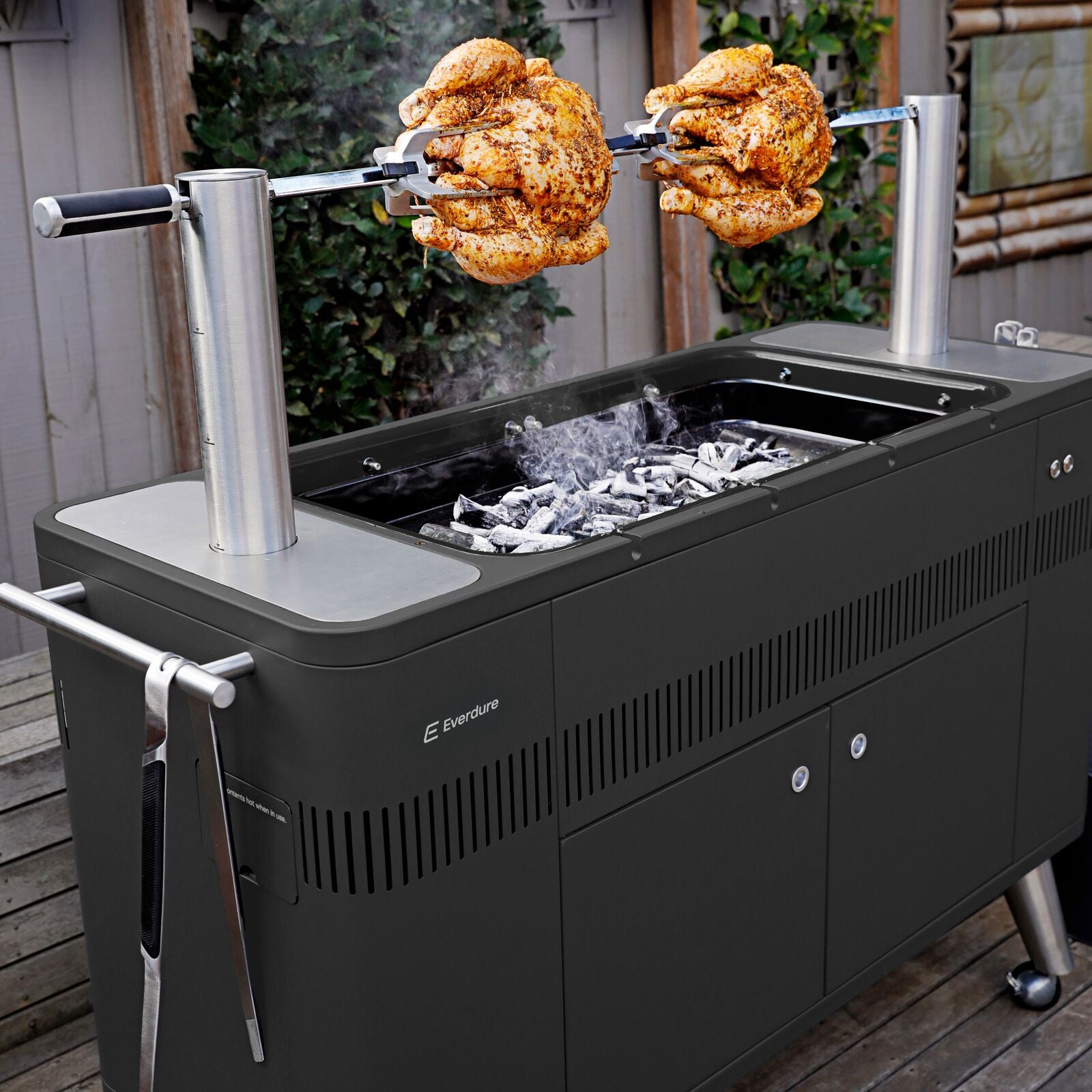 Everdure Hub Charcoal Barbecue Charcoal BBQ Black