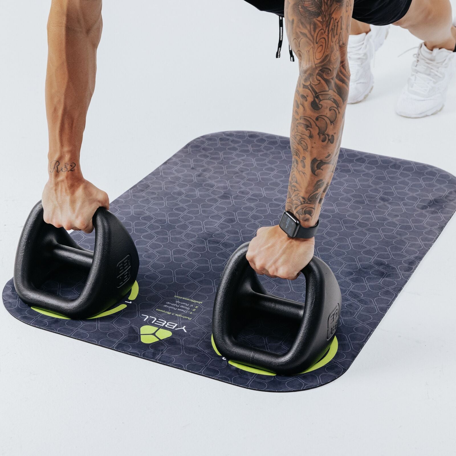 TRX Ybell Exercise Mat non branded Training mat Black