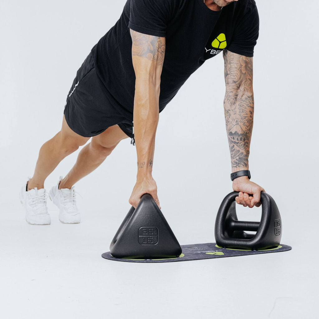 TRX Ybell Compact Mat, non branded Training mat Black