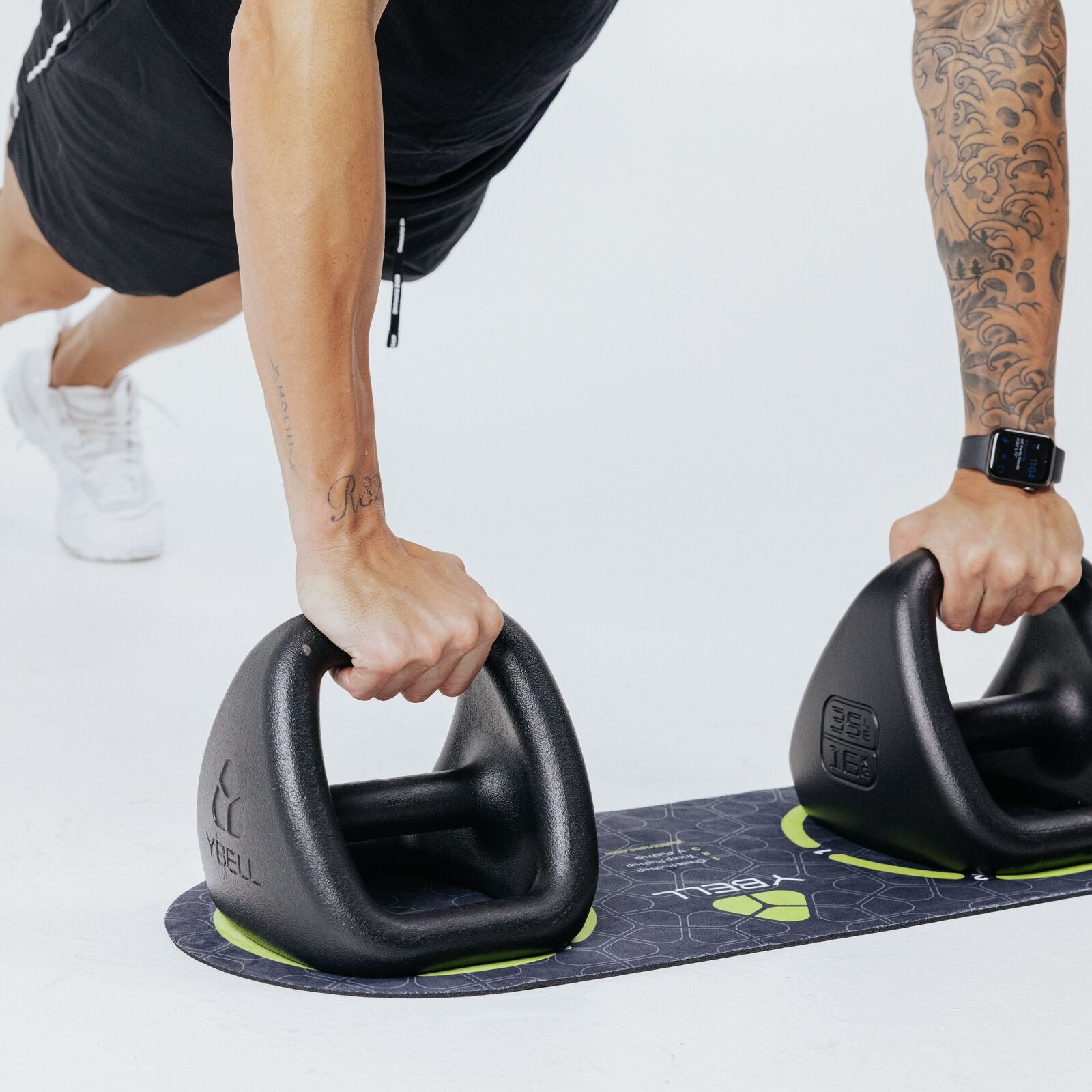 TRX Ybell Compact Mat, non branded Training mat Black