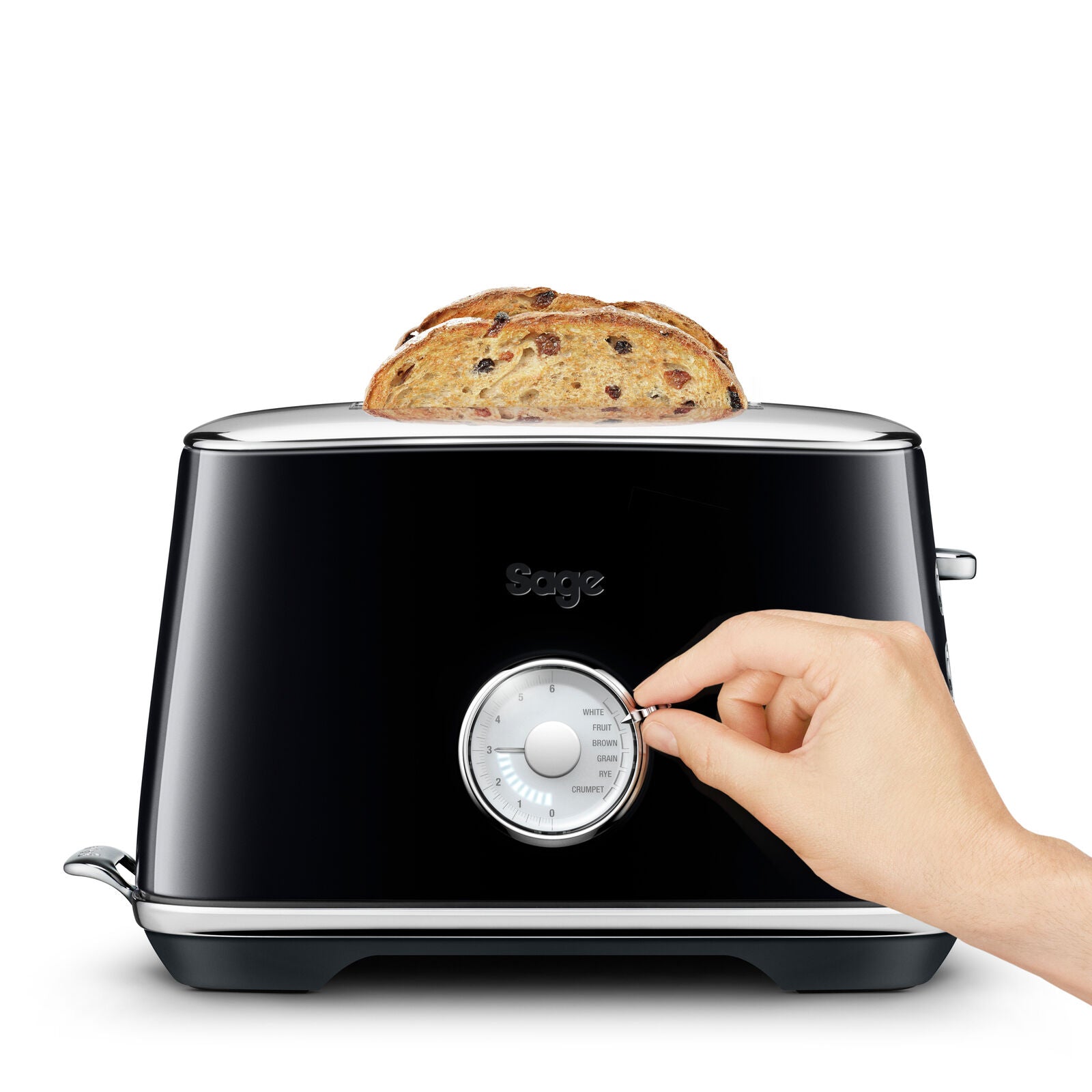 Sage STA735BST Toaster Black steel