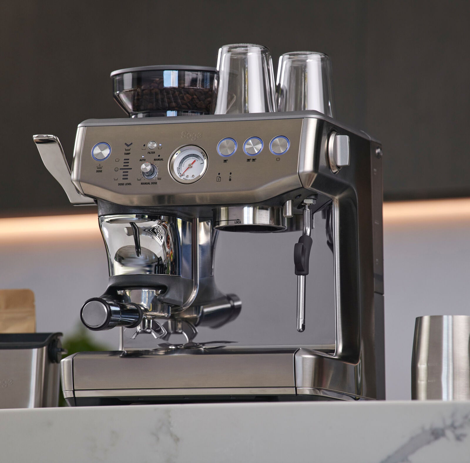 Sage SES876BSS Espresso machine Brushed Stainless Steel
