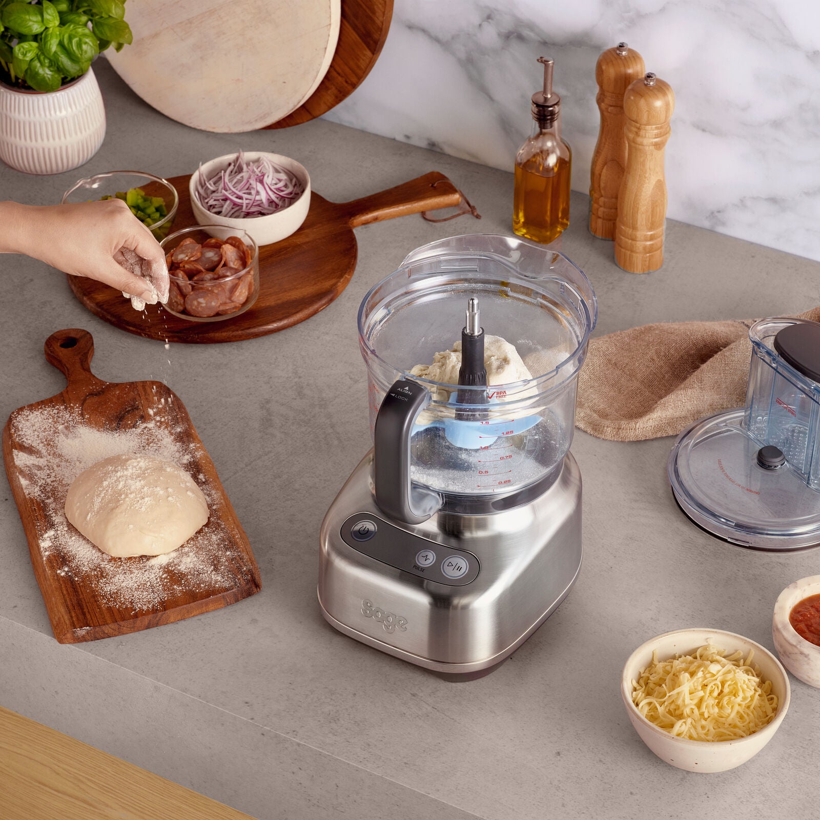 Sage SFP638BSS Food processor Brushed Stainless Steel