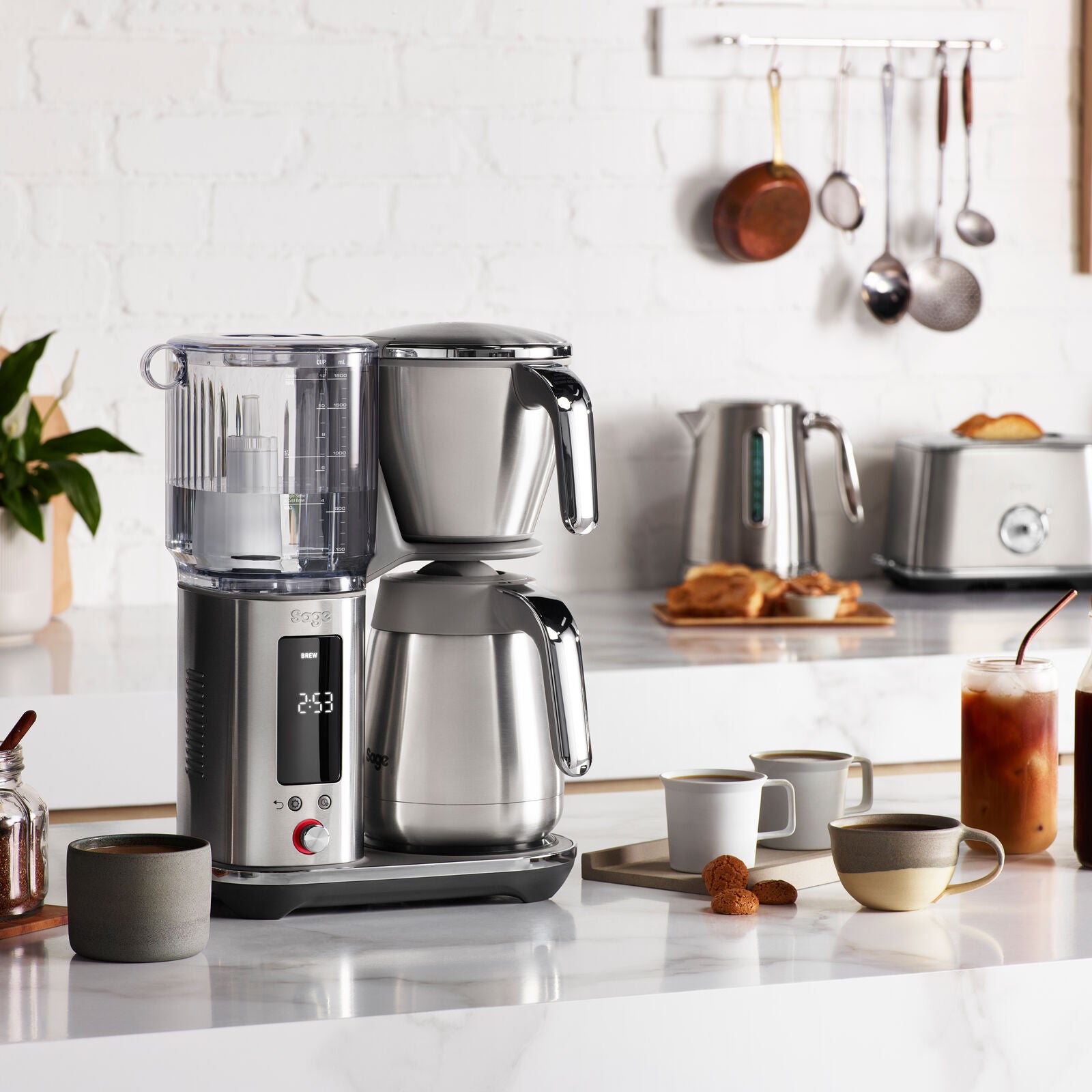 Sage SDC465BSS Luxe Brewer Thermal Coffee machine Brushed Stainless Steel
