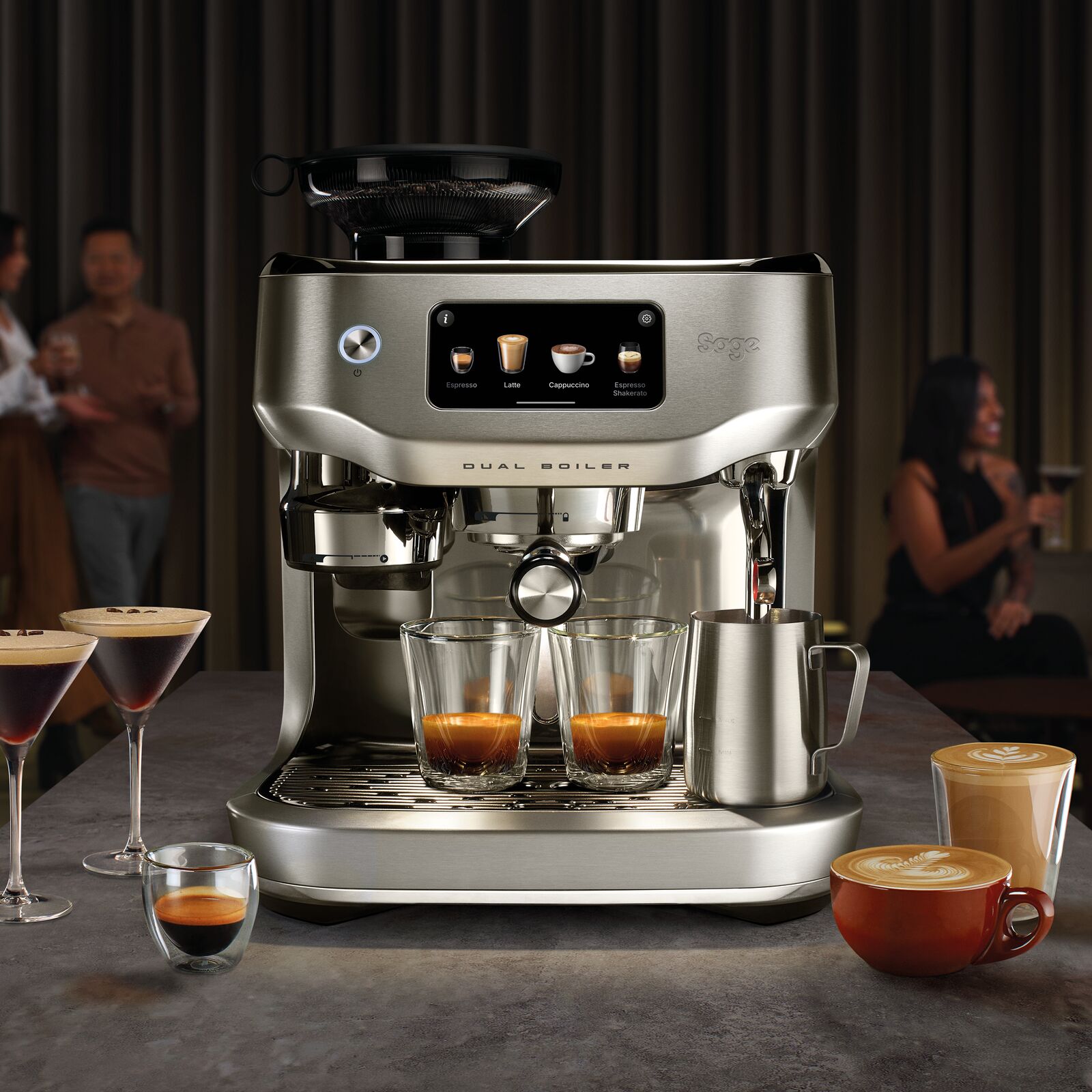 Sage SES995BSS Oracle Dual Boiler Espresso machine Brushed Stainless Steel