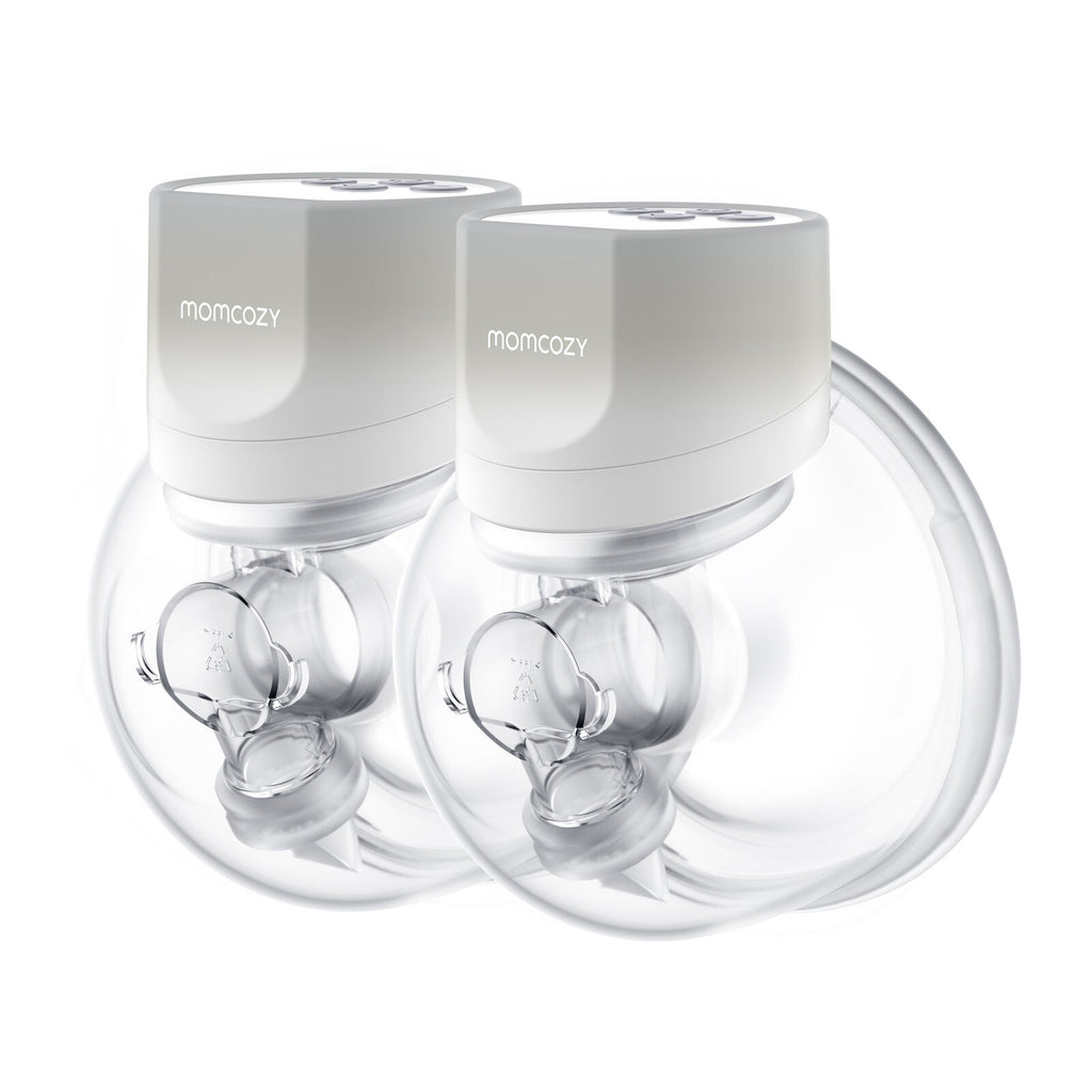 Momcozy S12 Pro Double Packs Wearable Breast Pump Grey
