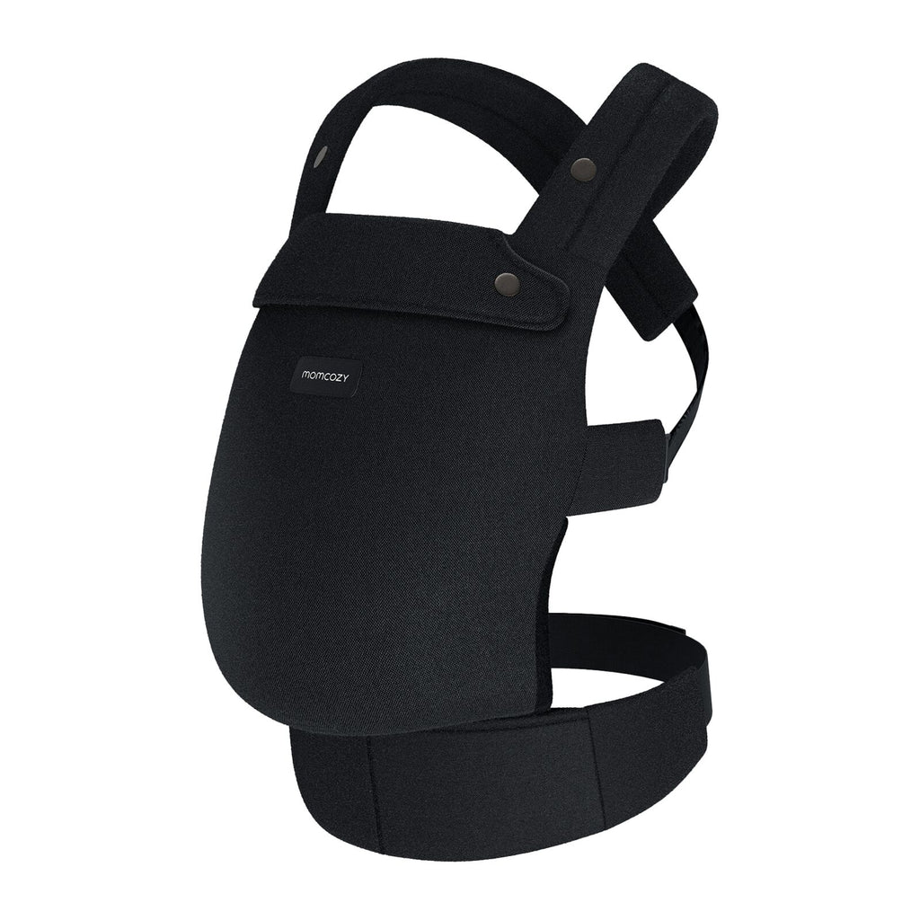 Momcozy PureHug Cotton Soft Structured Carrier Black