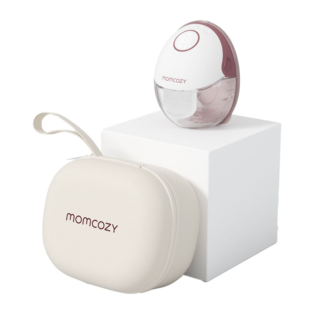Momcozy M6 Single Pack Wearable Breast Pump Red