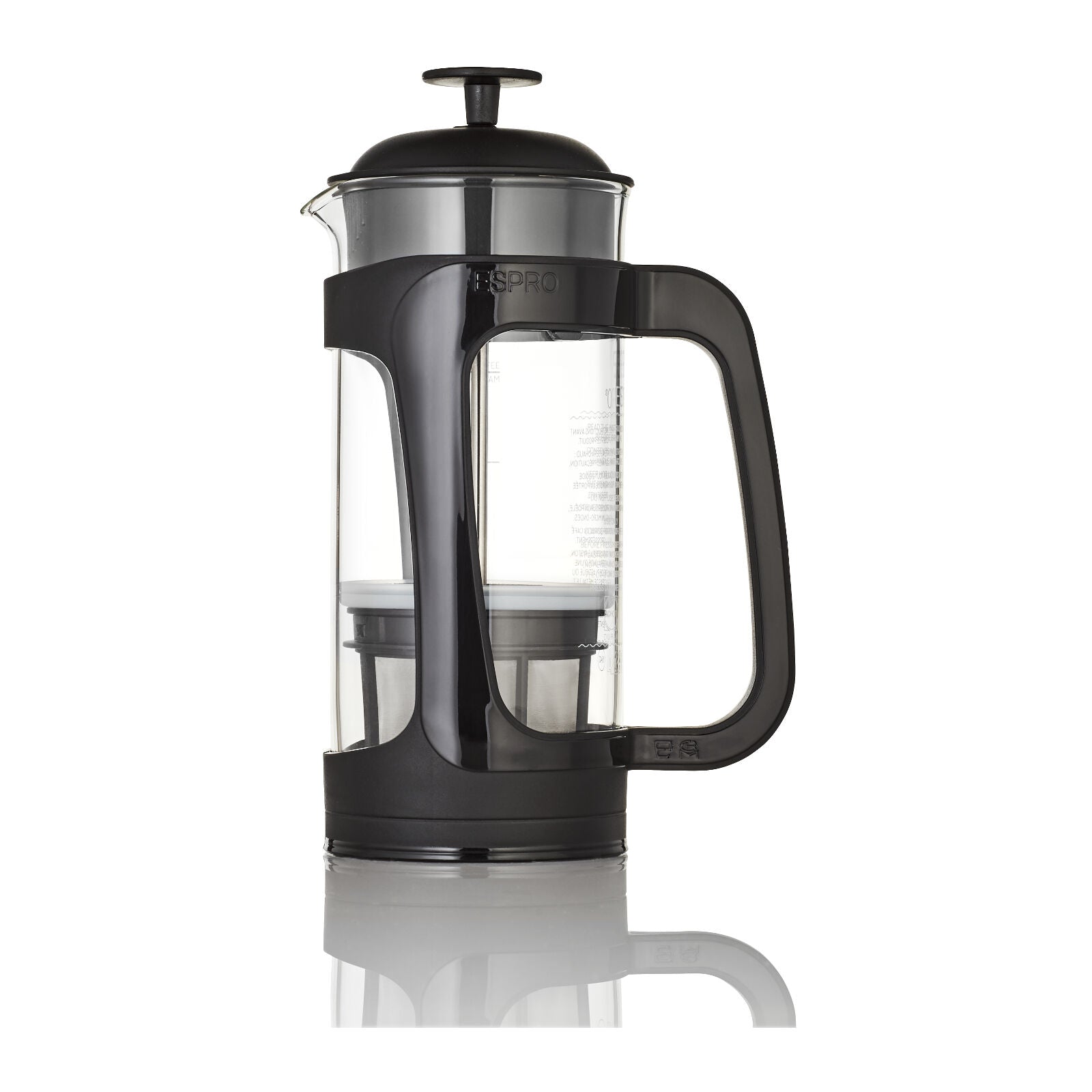 Espro P3 1418C-BK French press coffee maker Glass