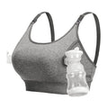 Momcozy YN08 M Hands-Free Pumping Bra Grey
