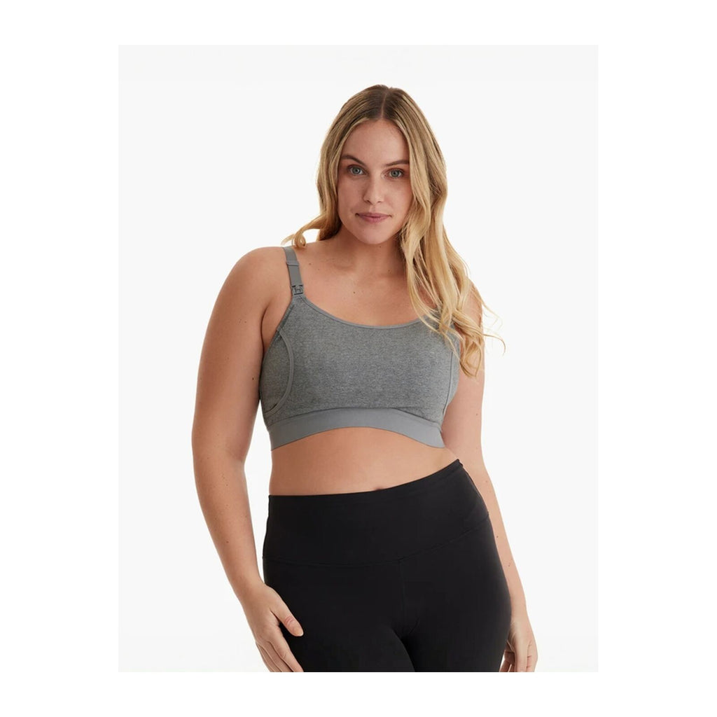 Momcozy YN08 M Hands-Free Pumping Bra Grey