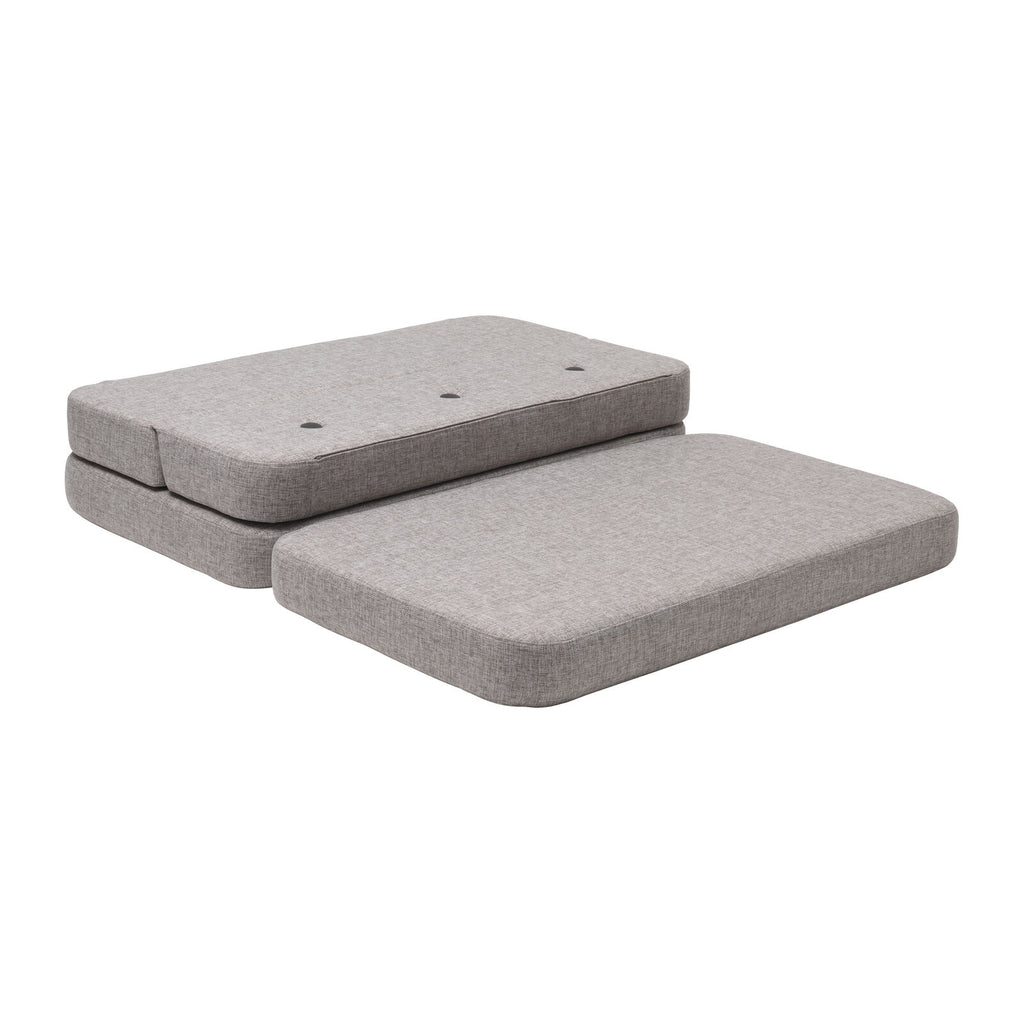 By KlipKlap KK 3-Fach Klappsofa 120 cm Multi Grau mit Grau