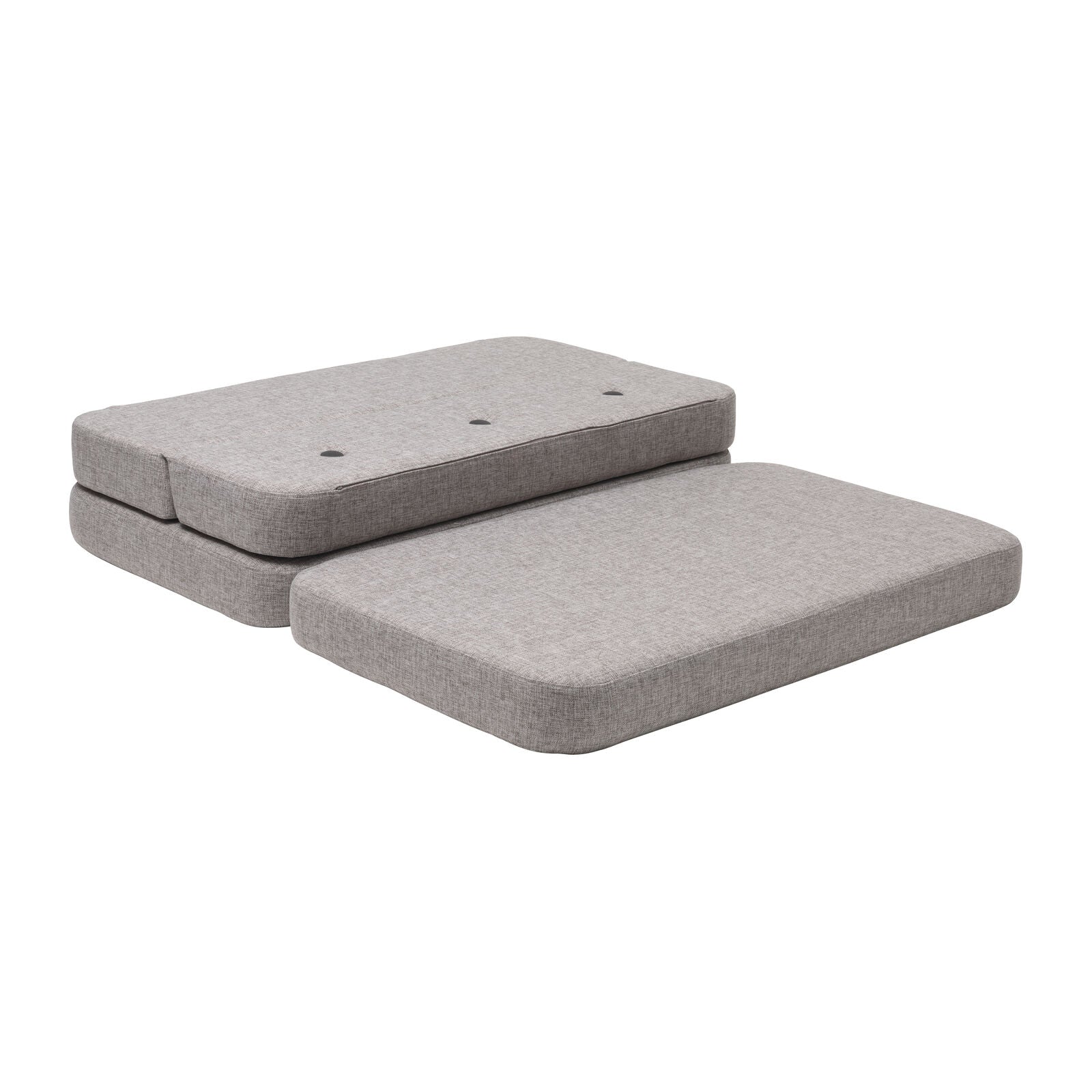 By KlipKlap KK 3-Fach Klappsofa 120 cm Multi Grau mit Grau