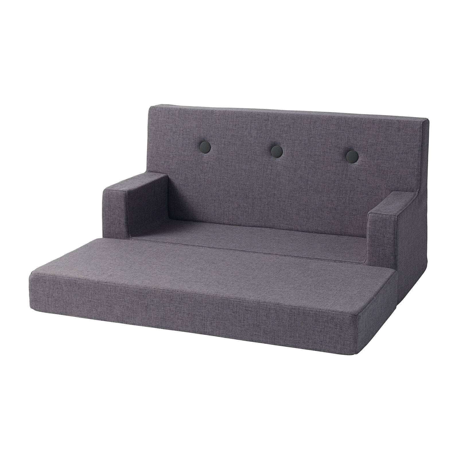 By KlipKlap KK Kids Sofa Blue Grey w. Grey