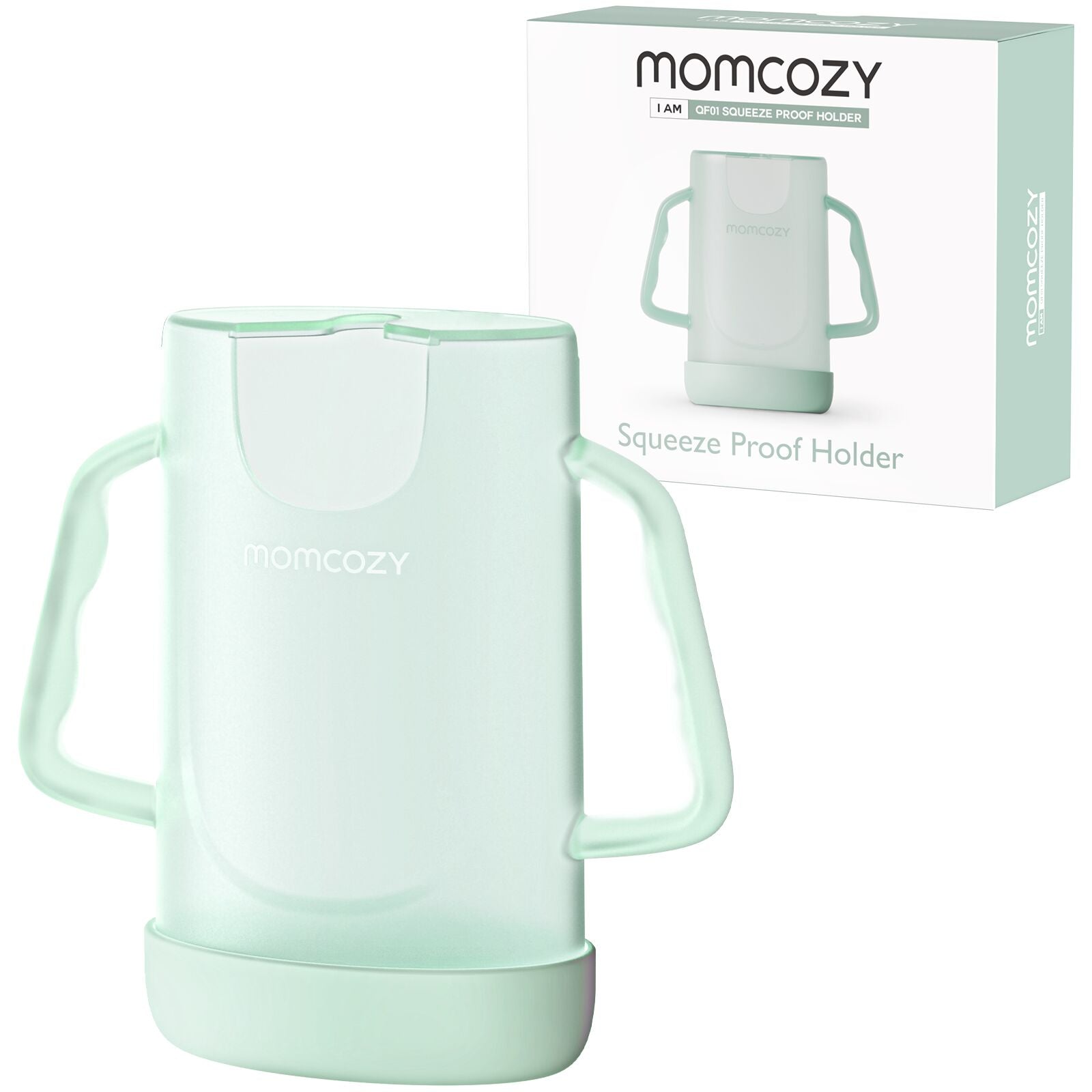 Momcozy Squeeze Proof Holder Baby Food Maker Green