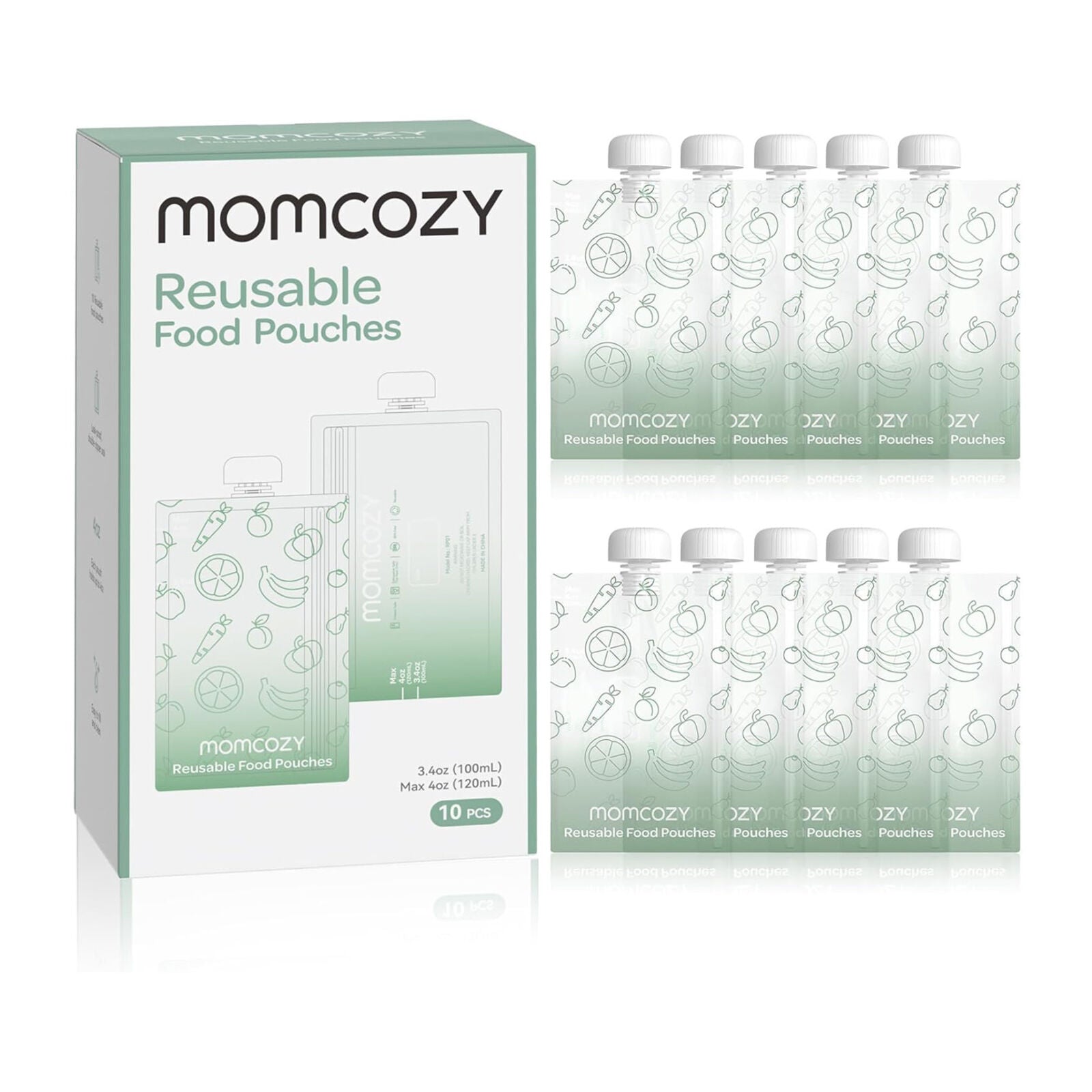 Momcozy 100ML 10PCS Pouches Baby Food Maker
