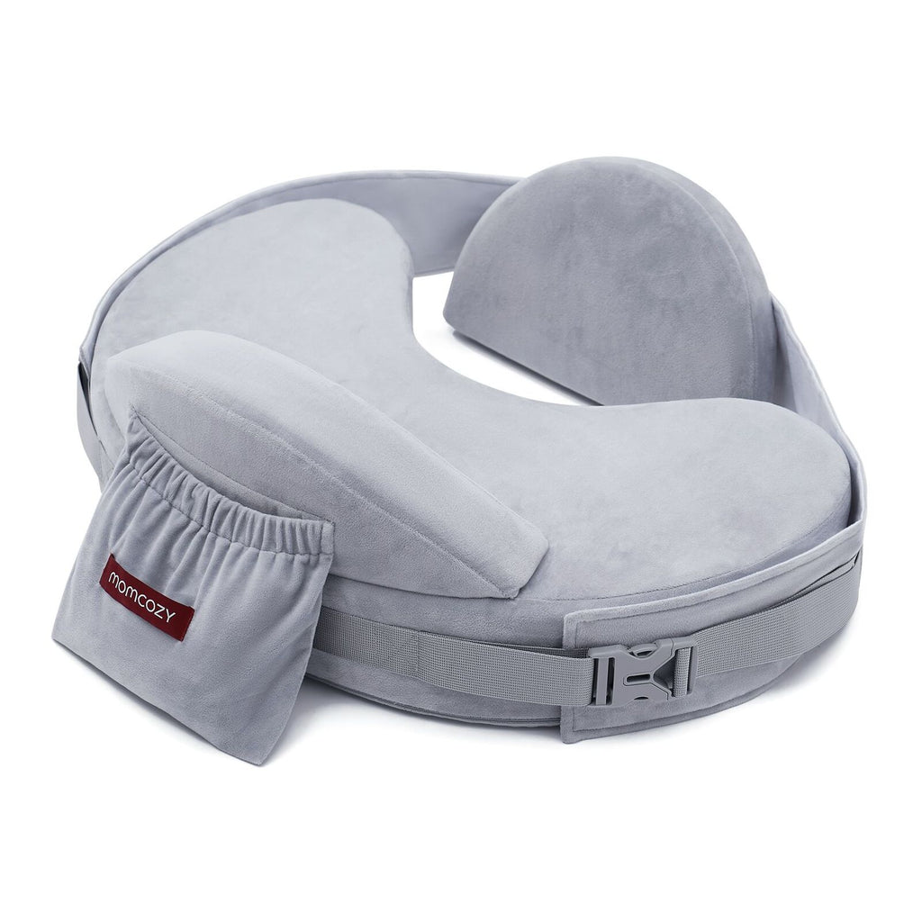 Momcozy CozyPro Breastfeeding Nursing Pillow Grey