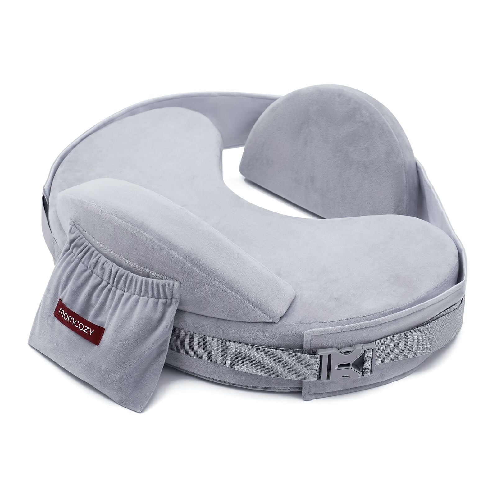 Momcozy CozyPro Breastfeeding Nursing Pillow Grey