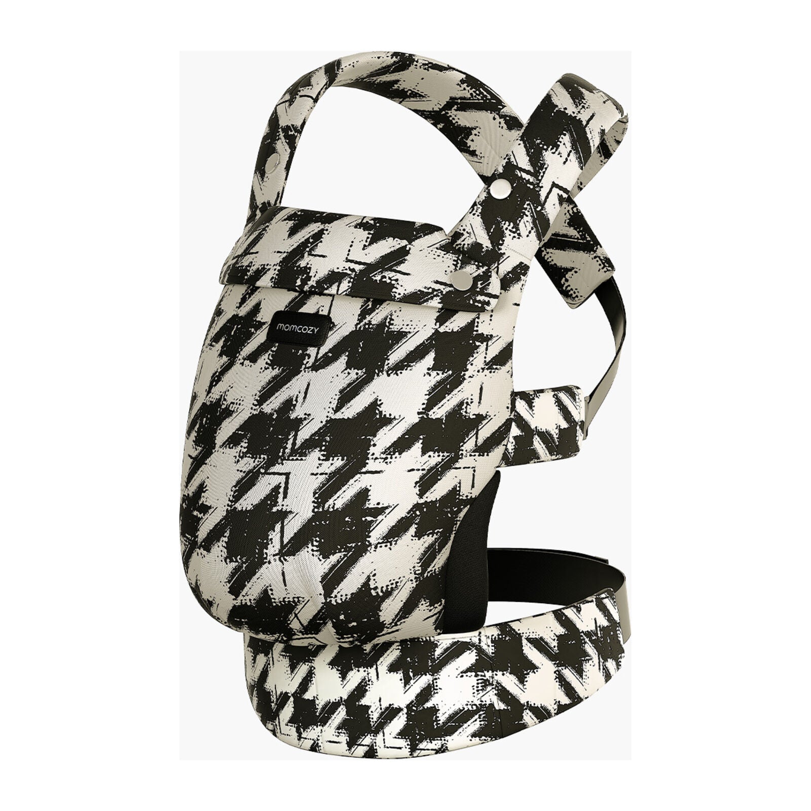 Momcozy PureHug Cotton Soft Structured Carrier Houndstooth
