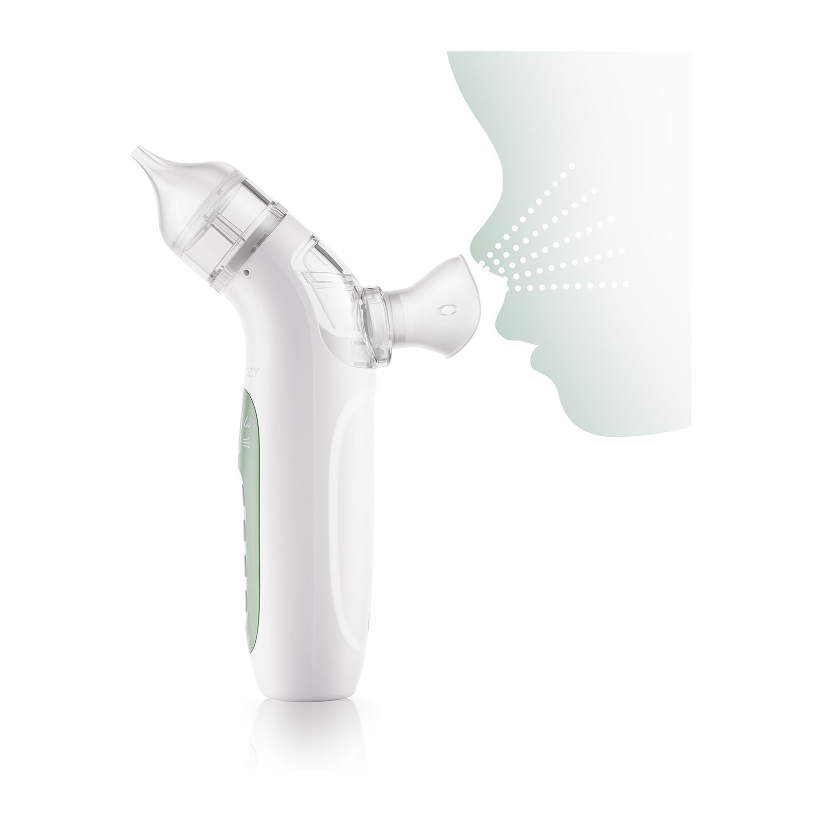 Momcozy BreezyClearT 2-in-1 Spray & Suction Electric Nasal Aspirator
