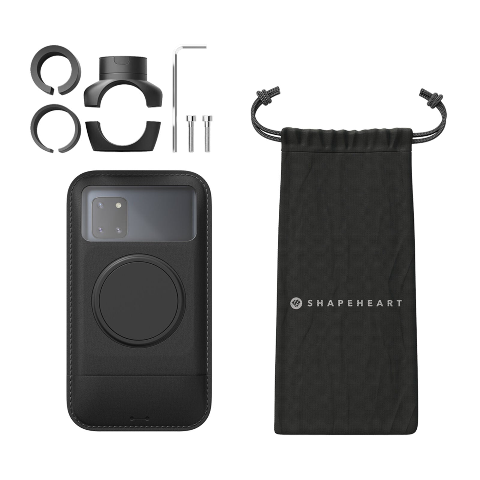 Shapeheart Phoneholder Bike Mount Pro XXL  Black