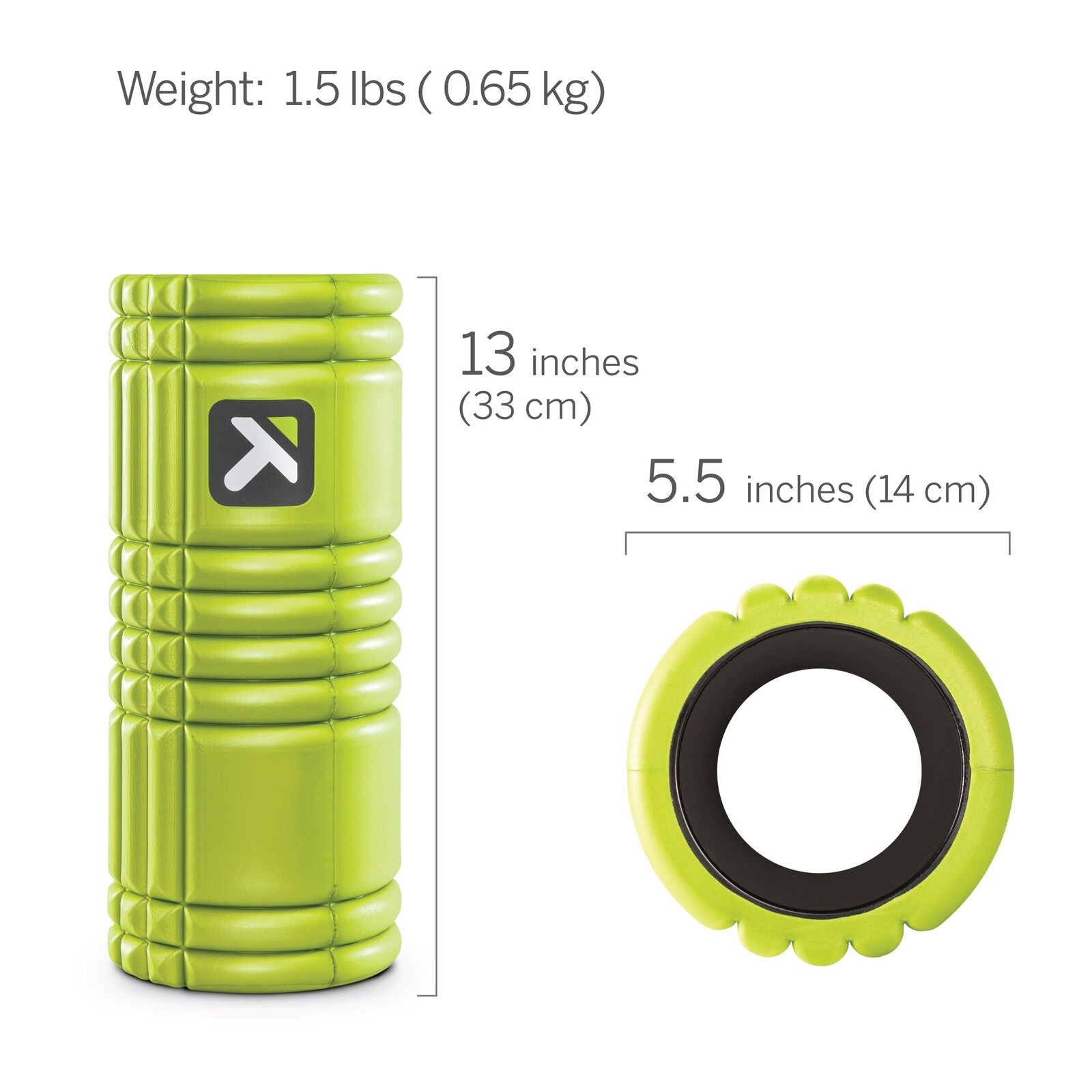 Trigger Point Therapy GRID 1.0 Foamroller Lime