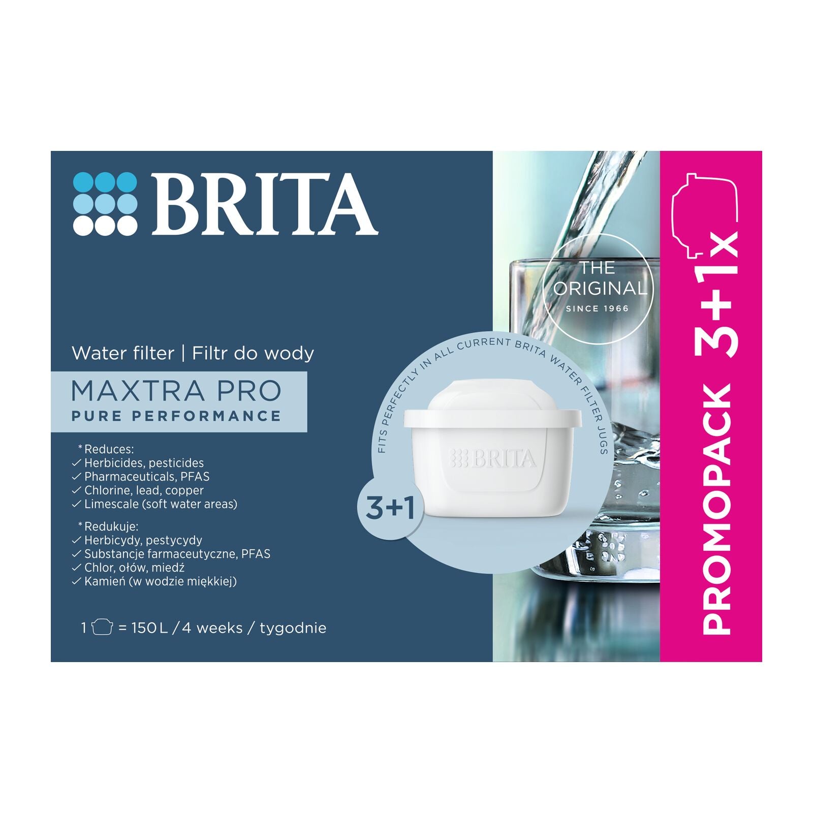 Brita Pack 4 (3+1) All-in-1 Waterfilter